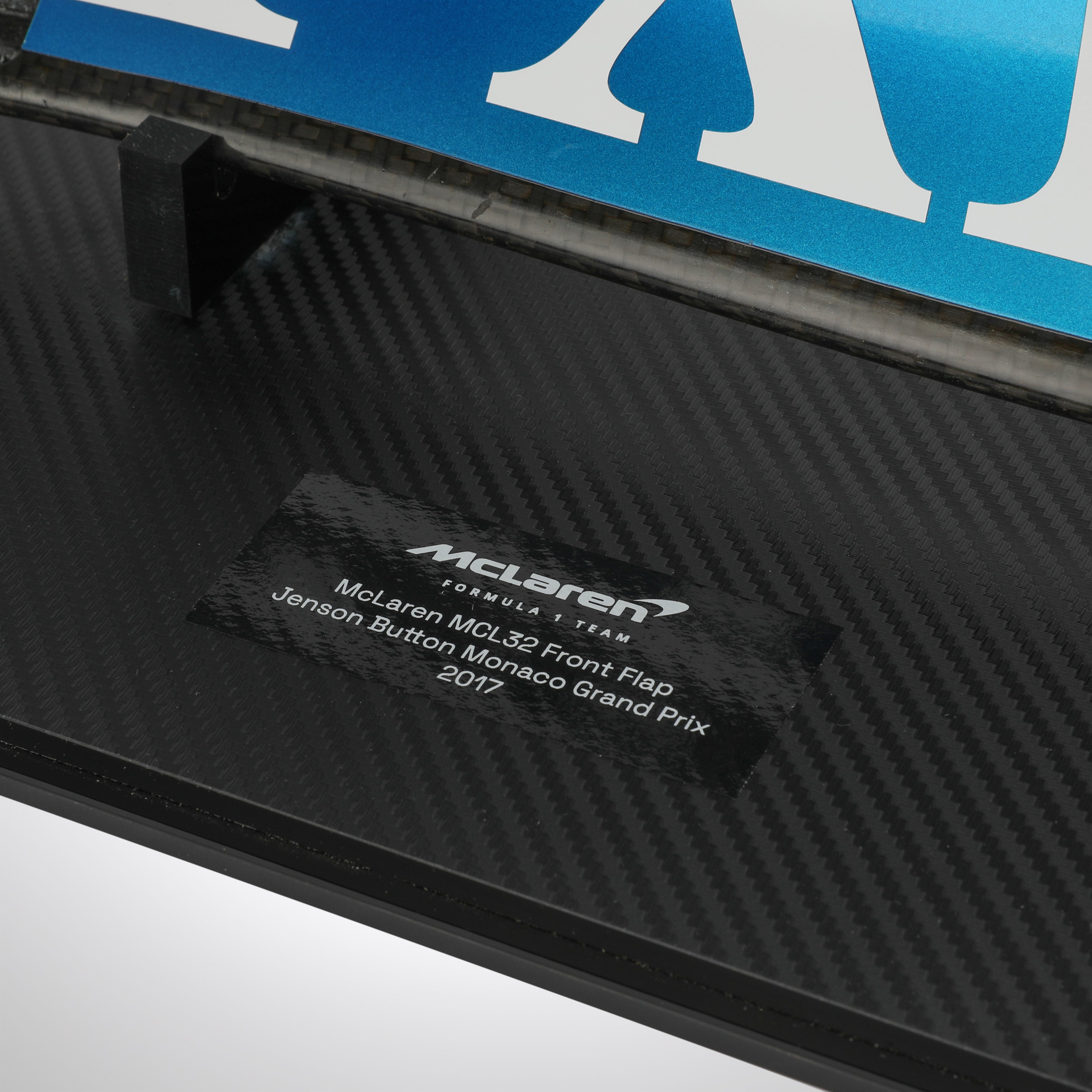 Jenson Button 2017 Race Used McLaren MCL32 Front Wing Flap - Monaco GP