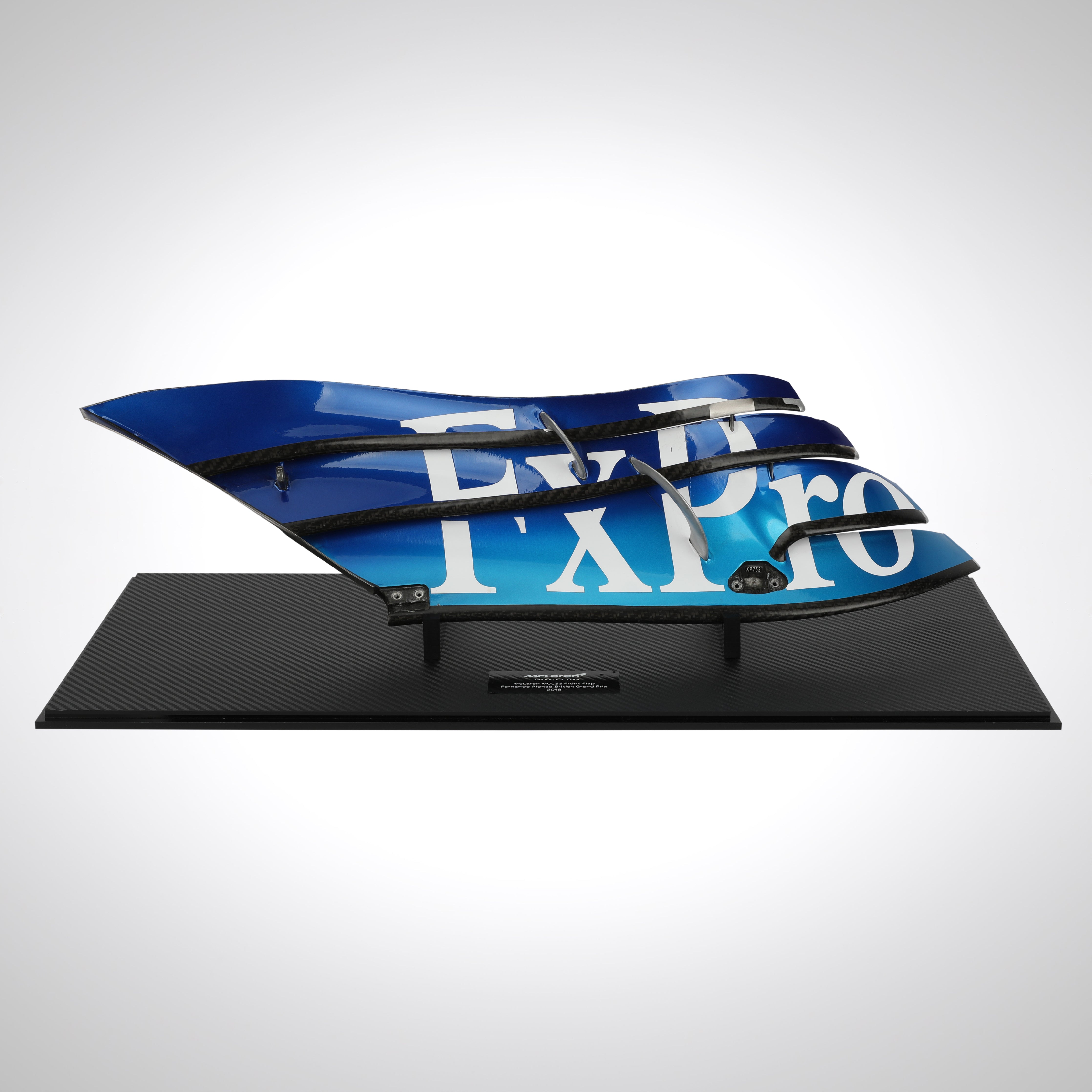 Fernando Alonso 2018 Race Used McLaren MCL33 Front Wing Flap - British GP