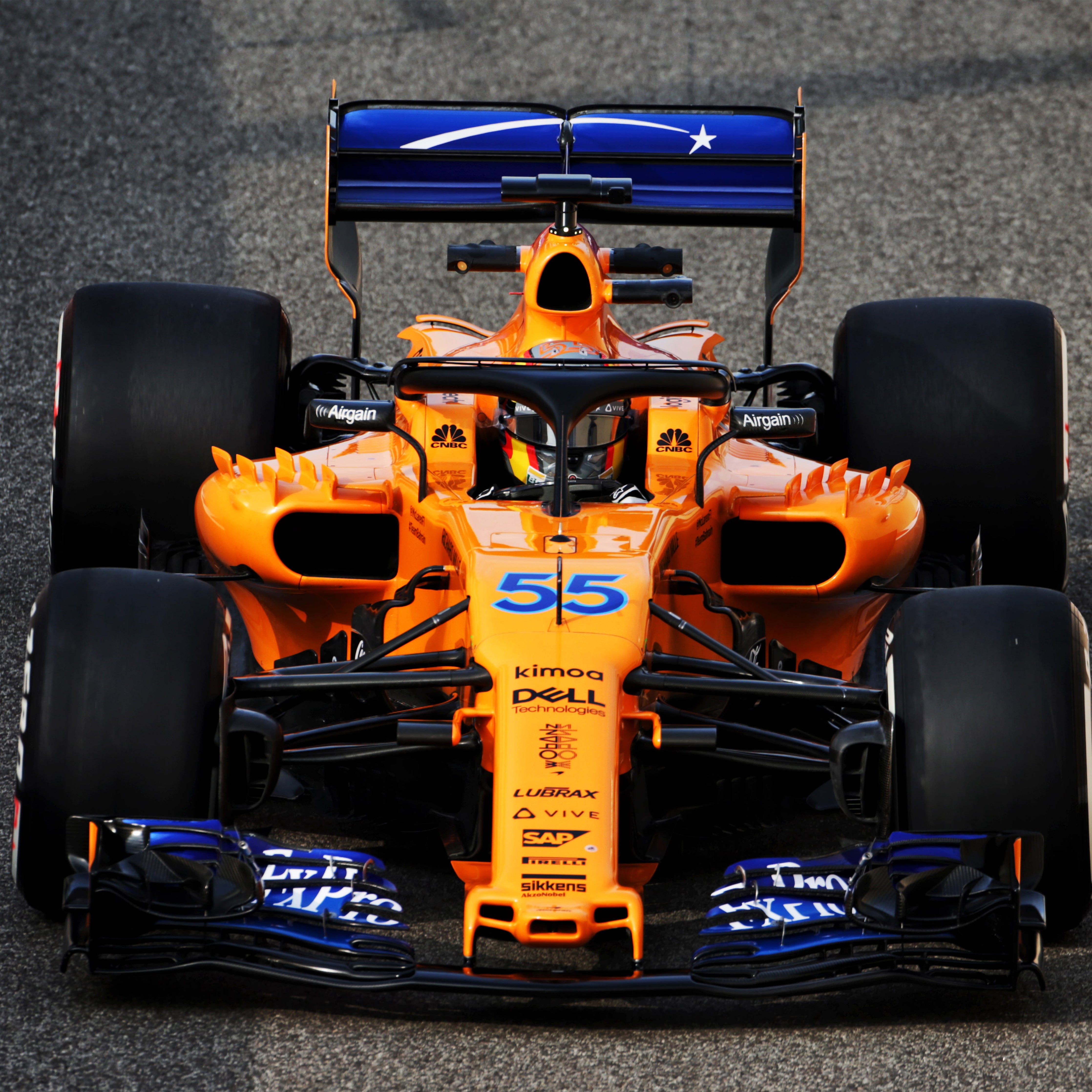 Fernando Alonso 2018 Race Used McLaren MCL33 Front Wing Flap - British GP