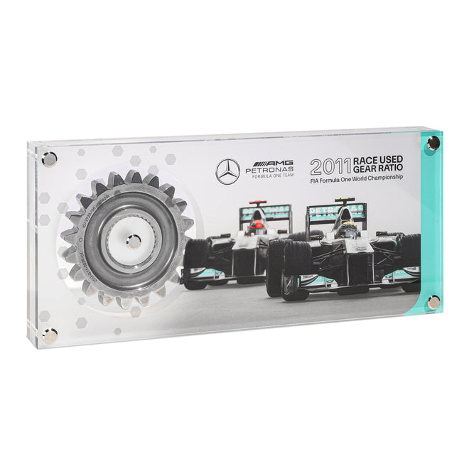 Mercedes AMG Petronas 2011 Gear Ratio in Acrylic