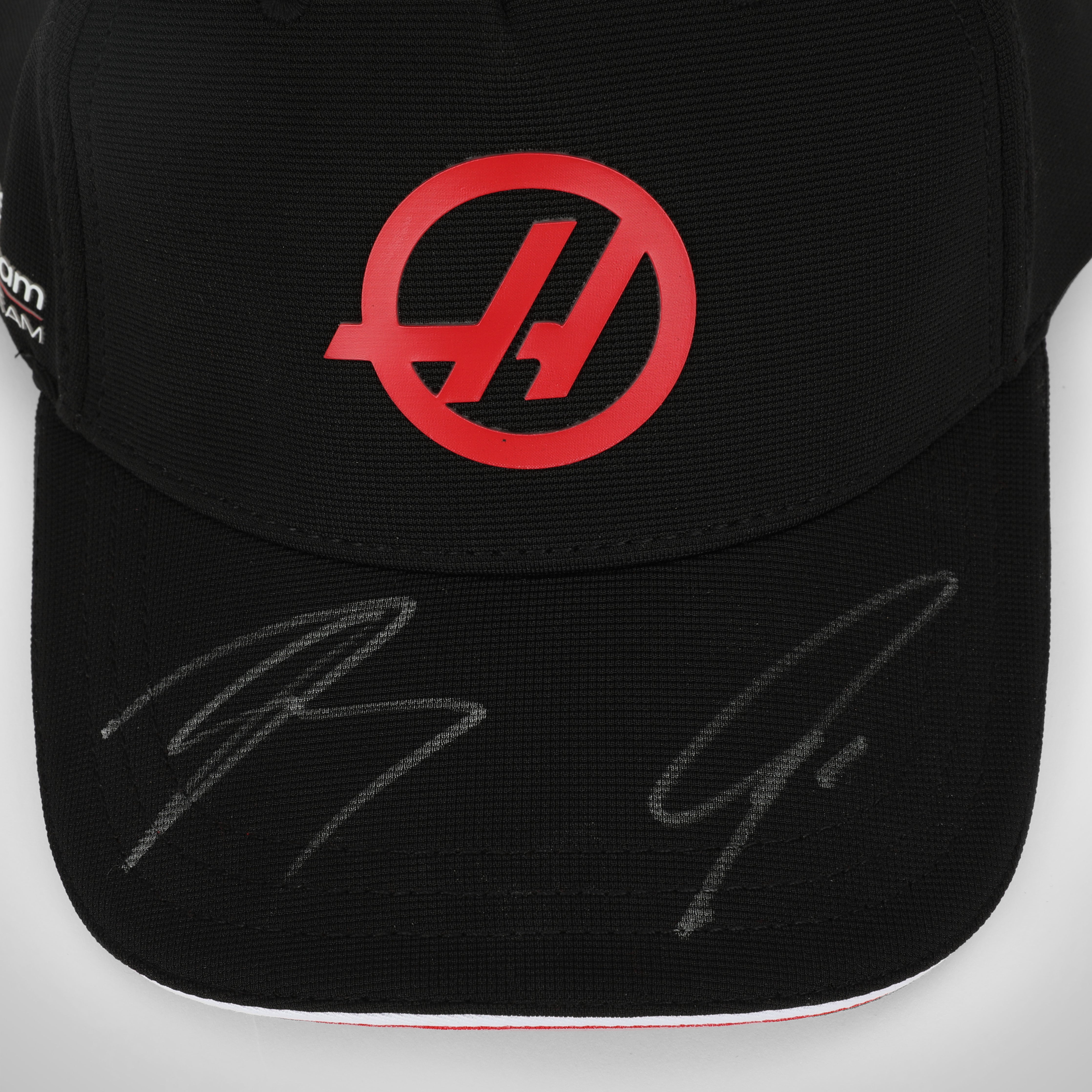 Kevin Magnussen & Nico Hulkenberg Dual Signed 2023 Haas F1 Team Cap