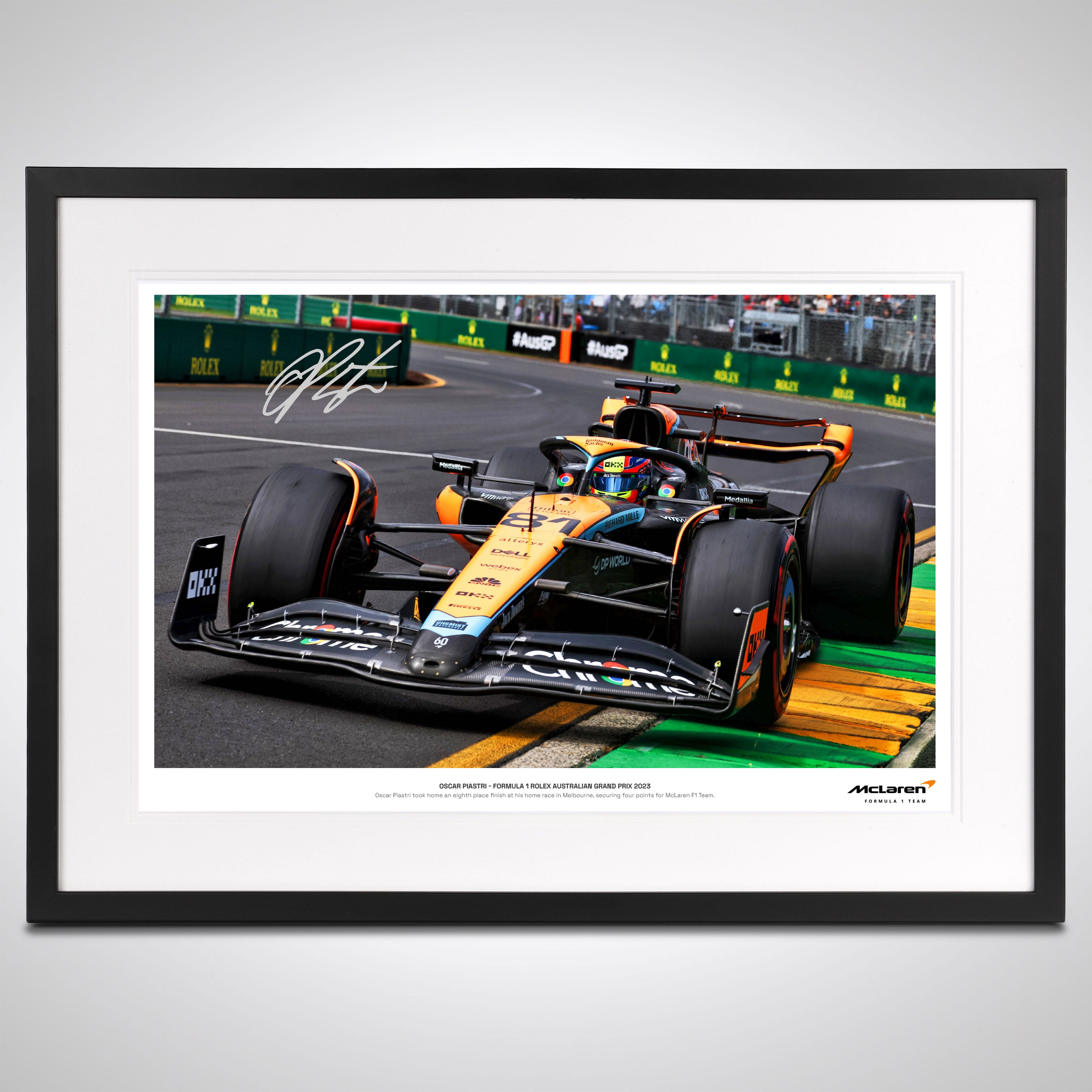 Oscar Piastri 2023 Signed Photo - Australian GP