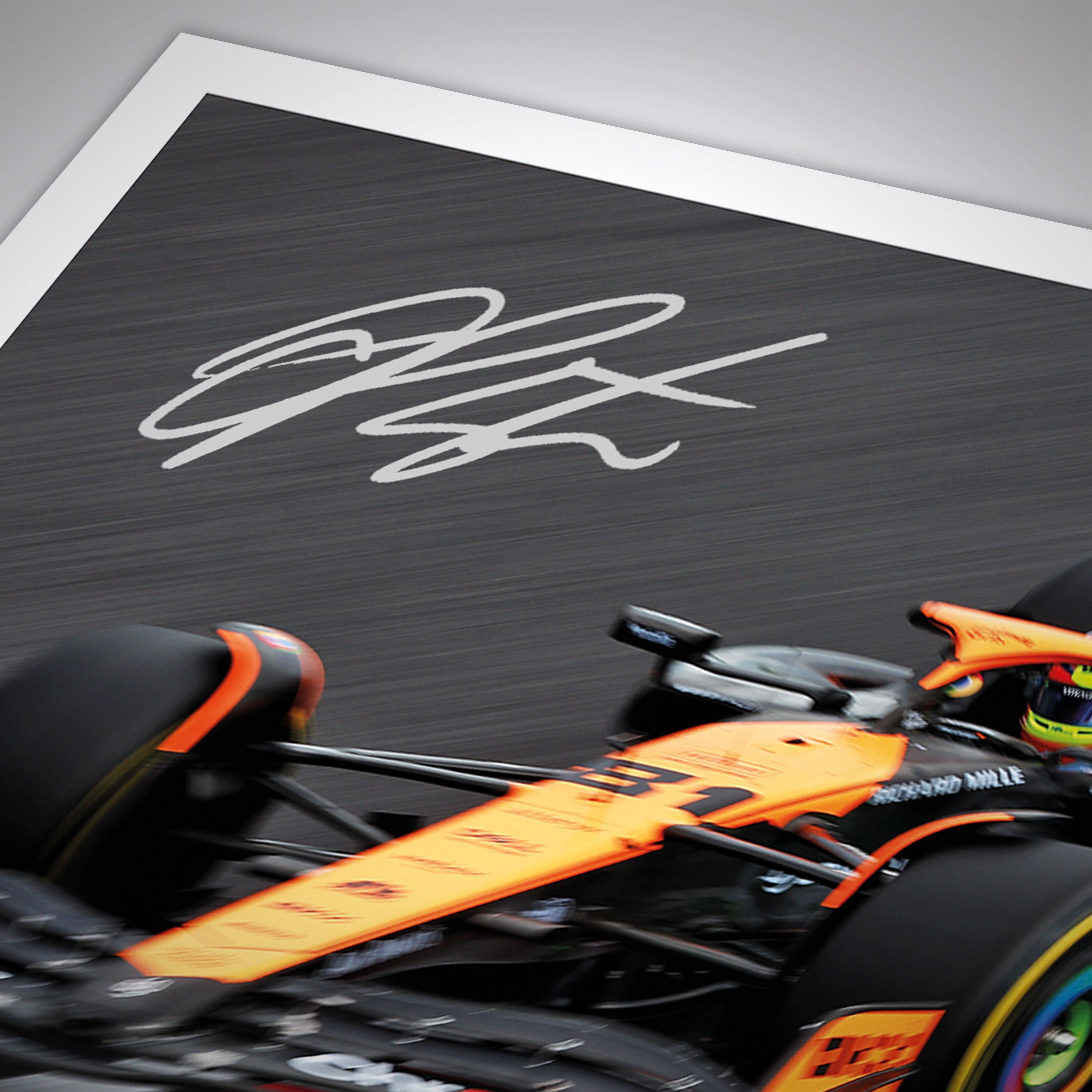 Limited Edition Oscar Piastri 2023 Signed Photo Collage ‘First Podium’ – Japanese GP
