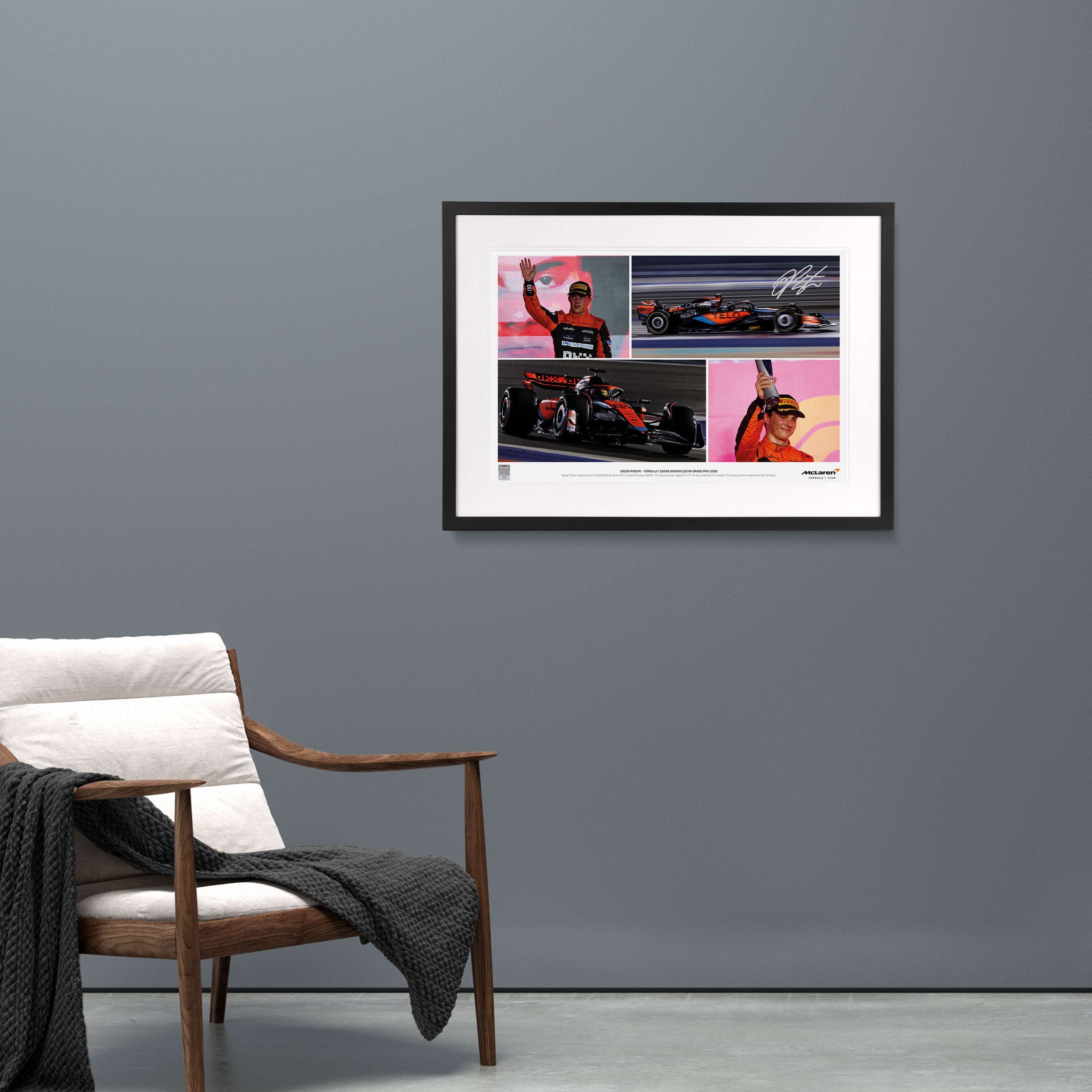 Limited Edition Oscar Piastri 2023 Signed Photo – Qatar GP