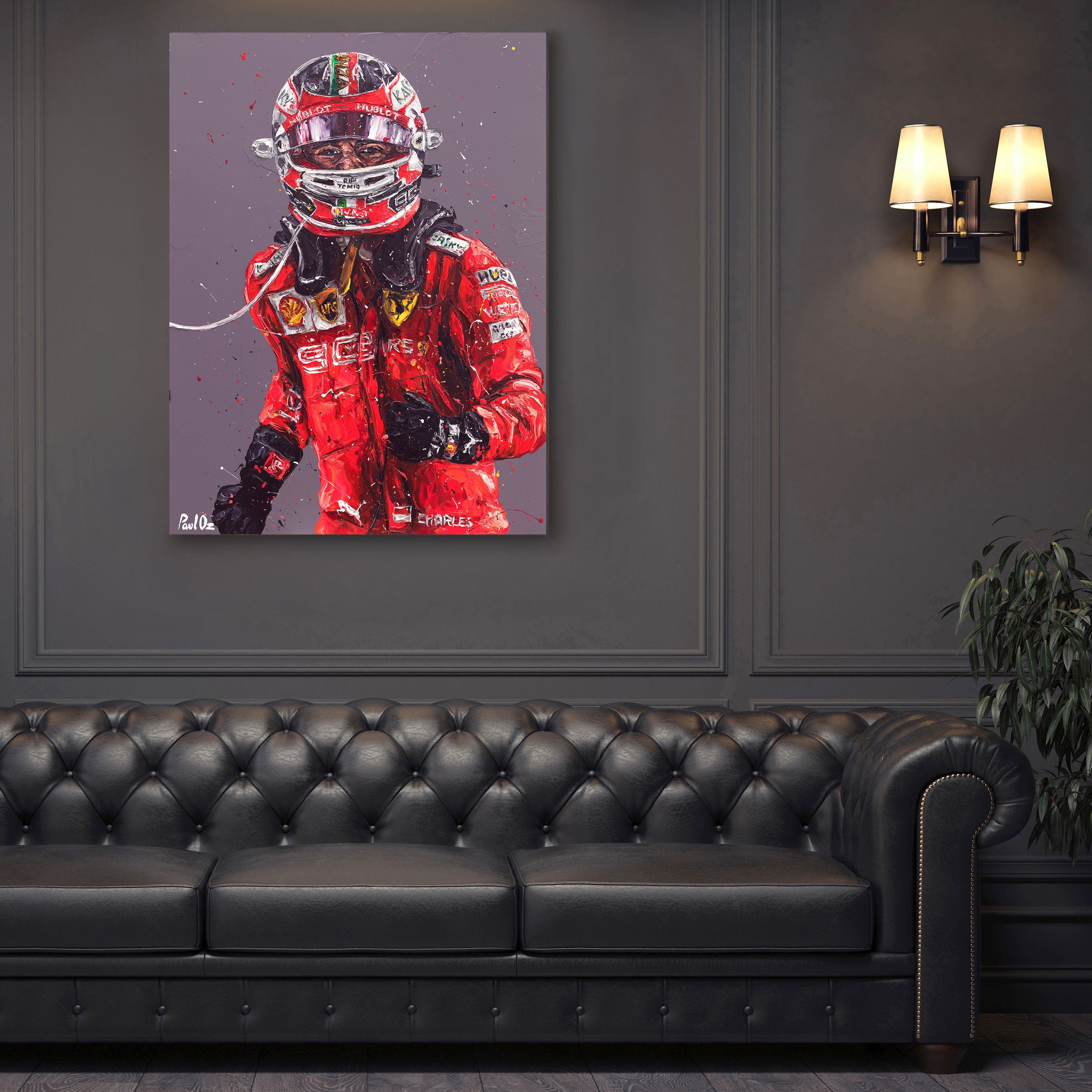 Charles Leclerc Embellished Print – Paul Oz