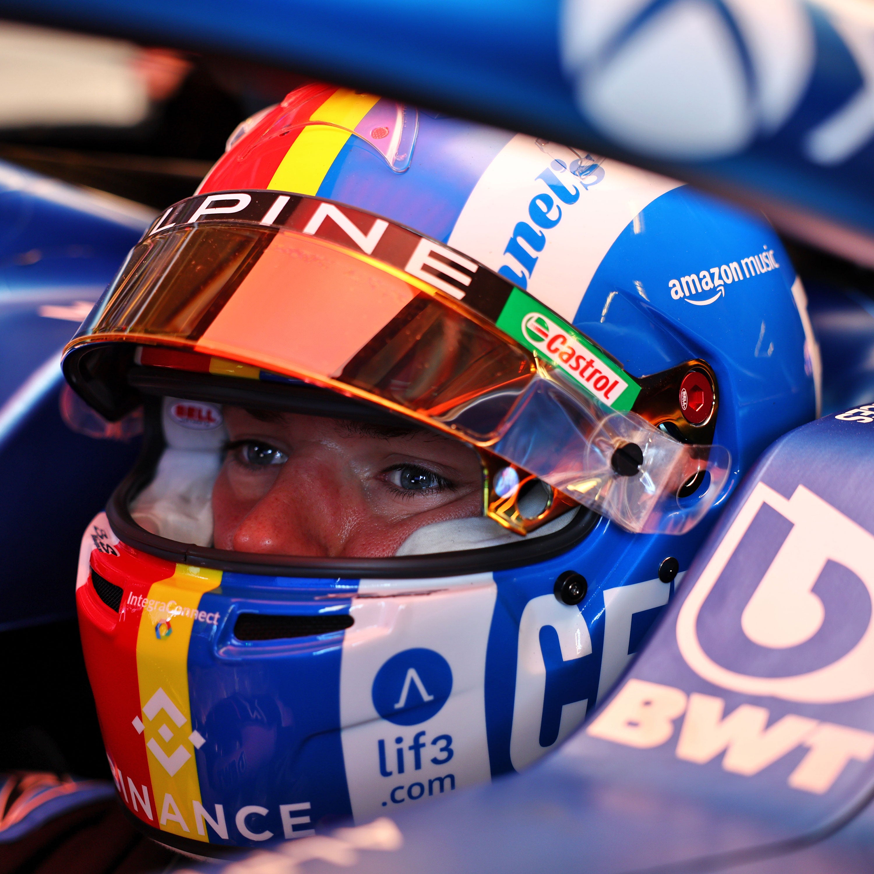 Pierre Gasly 2023 Signed 1:2 Scale Helmet – United States GP
