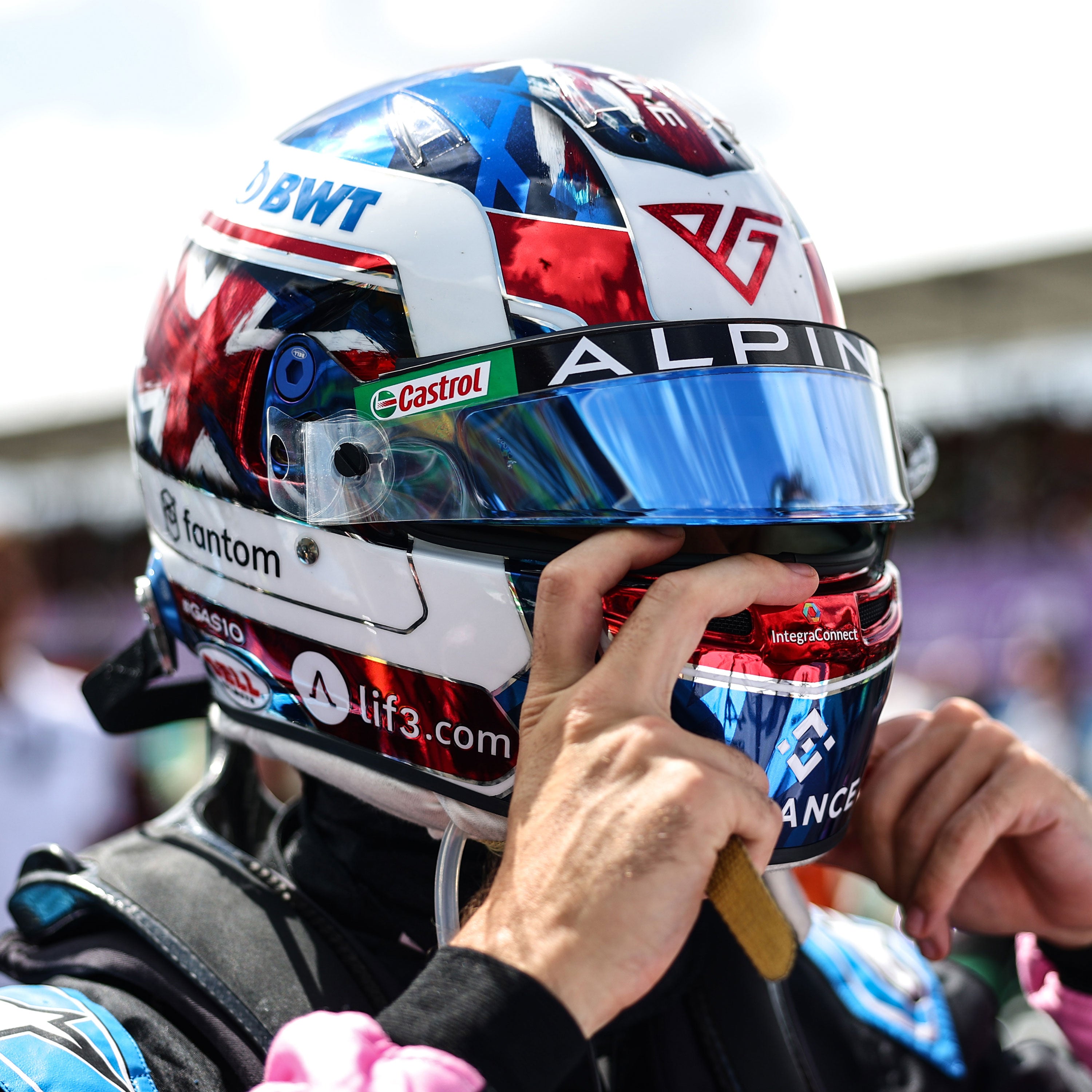 Pierre Gasly 2023 Signed 1:2 Scale Helmet – British GP