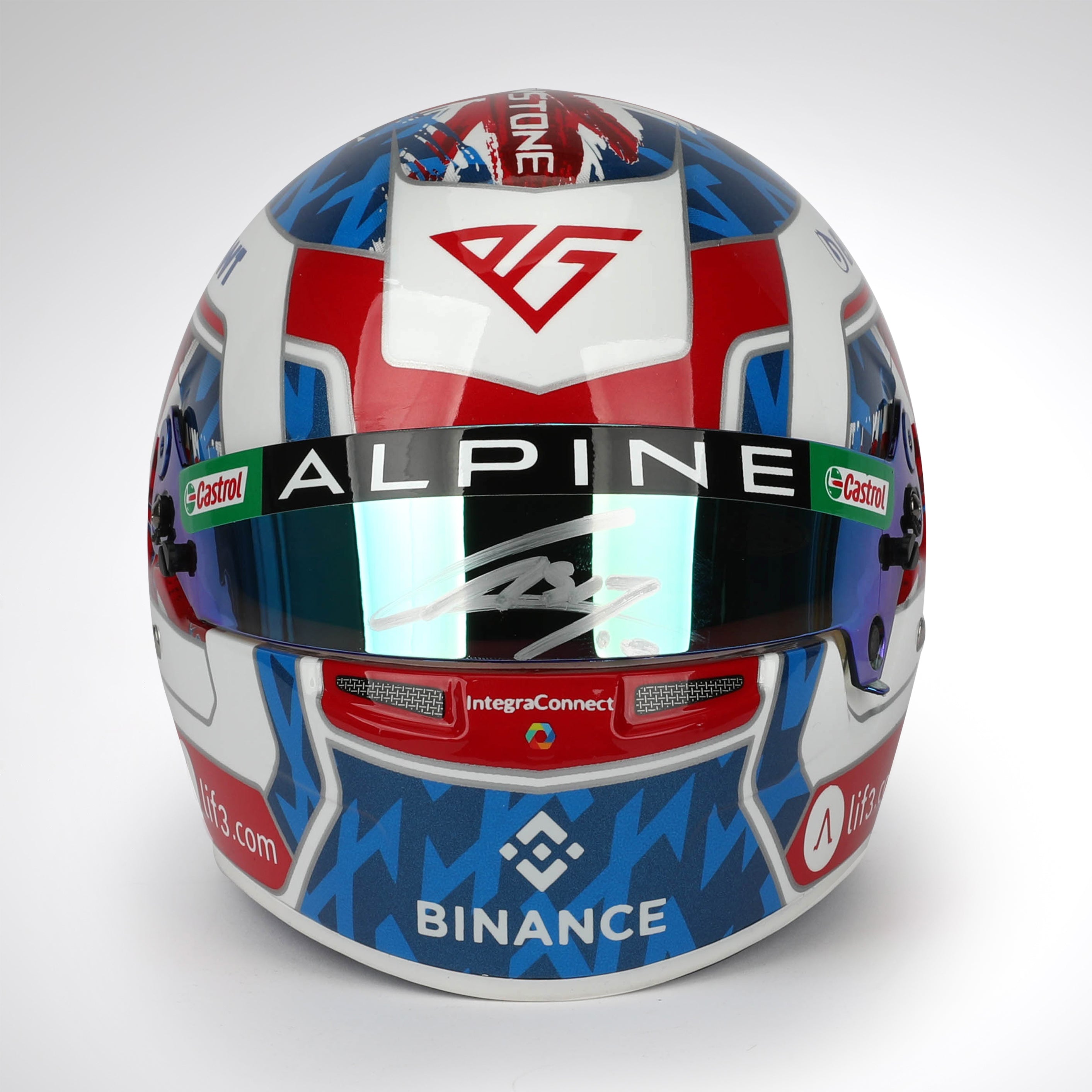 Pierre Gasly 2023 Signed 1:2 Scale Helmet – British GP