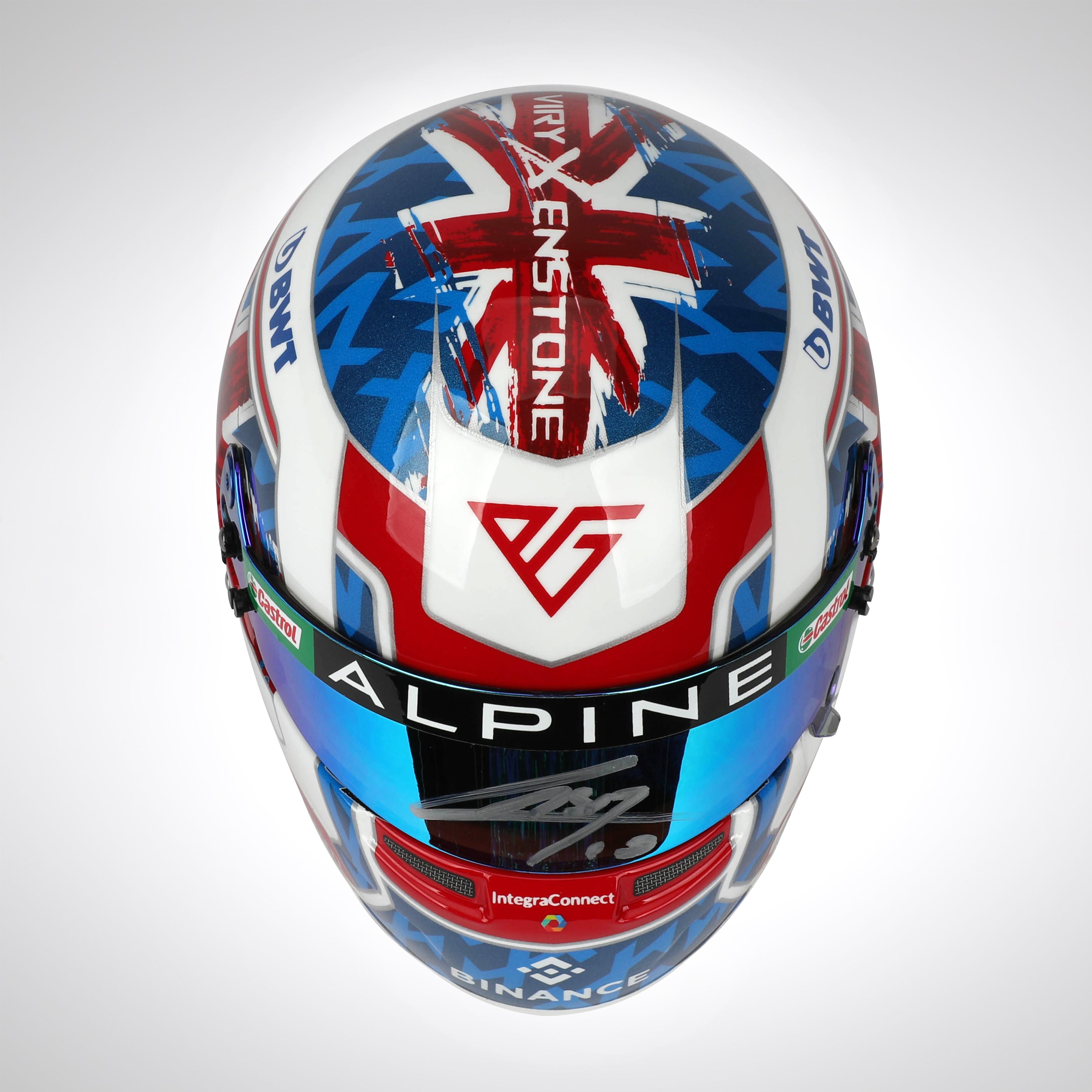 Pierre Gasly 2023 Signed 1:2 Scale Helmet – British GP