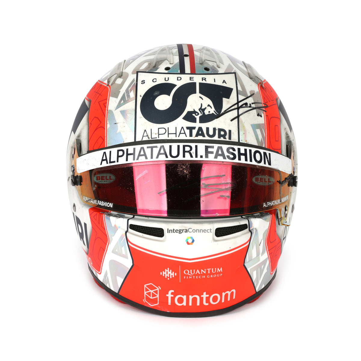Pierre Gasly 2022 Signed Race Used Helmet – Australian GP – F1 Authentics