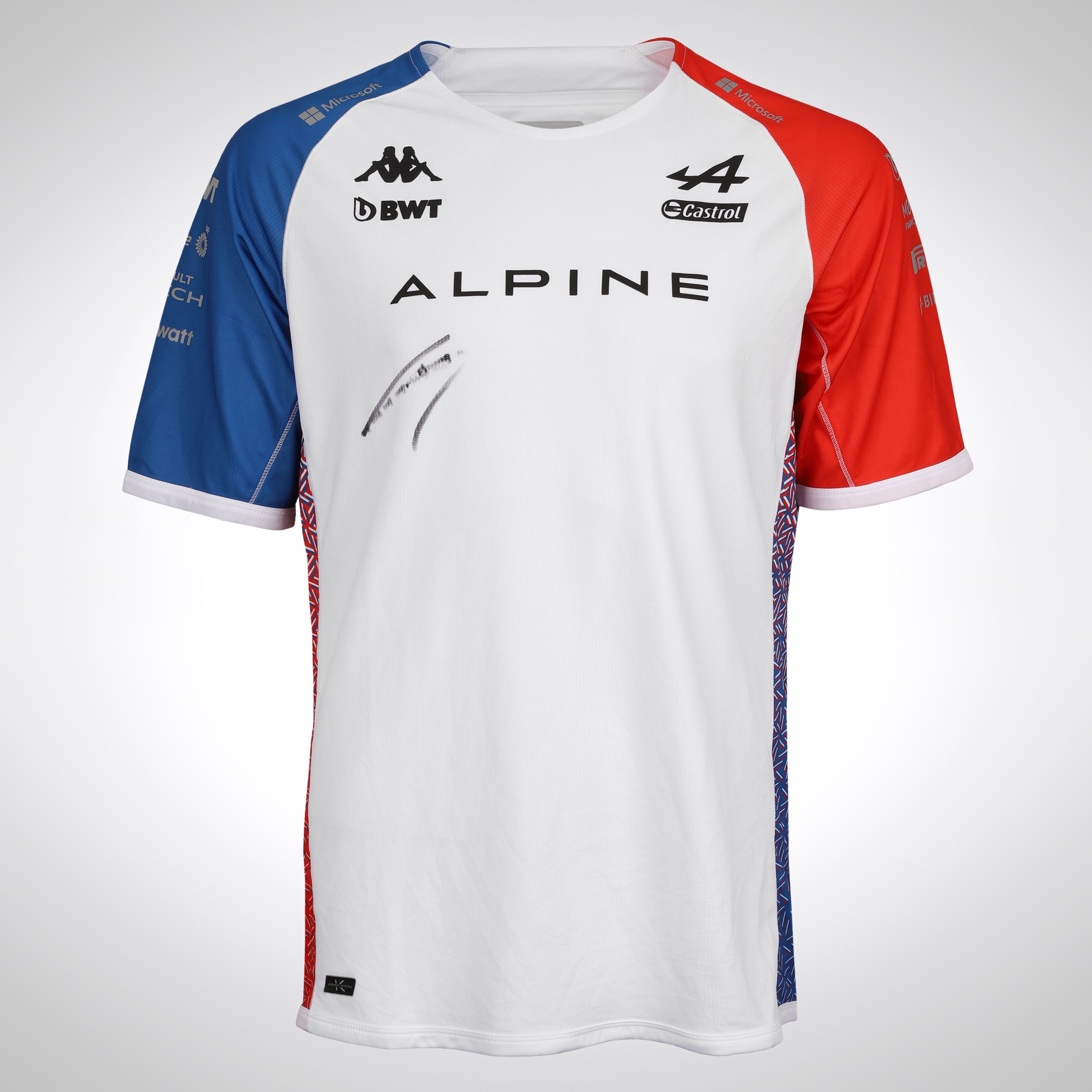 Pierre Gasly 2023 Signed BWT Alpine F1 Team Shirt – French Special Edition