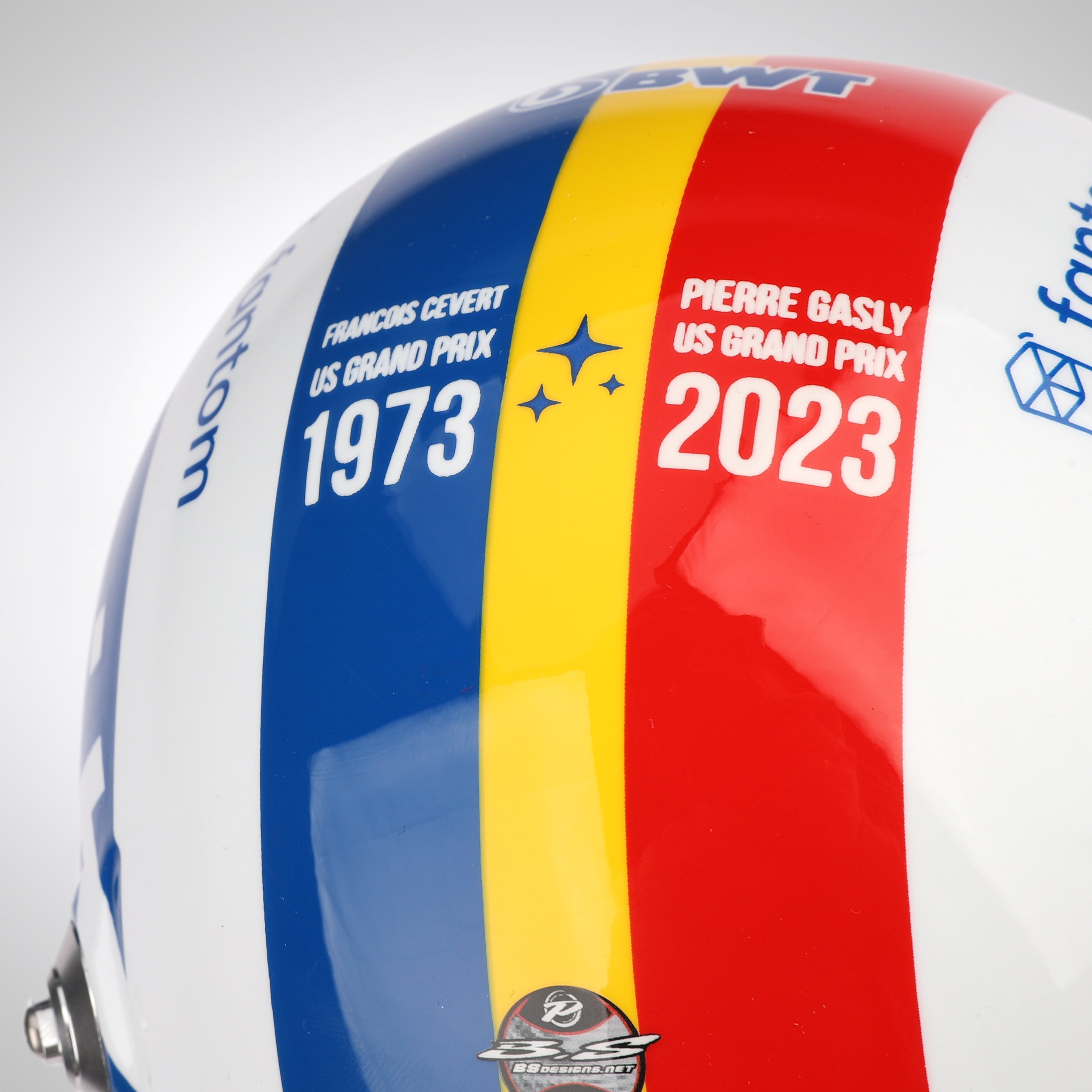 Pierre Gasly 2023 Signed 1:2 Scale Helmet – United States GP