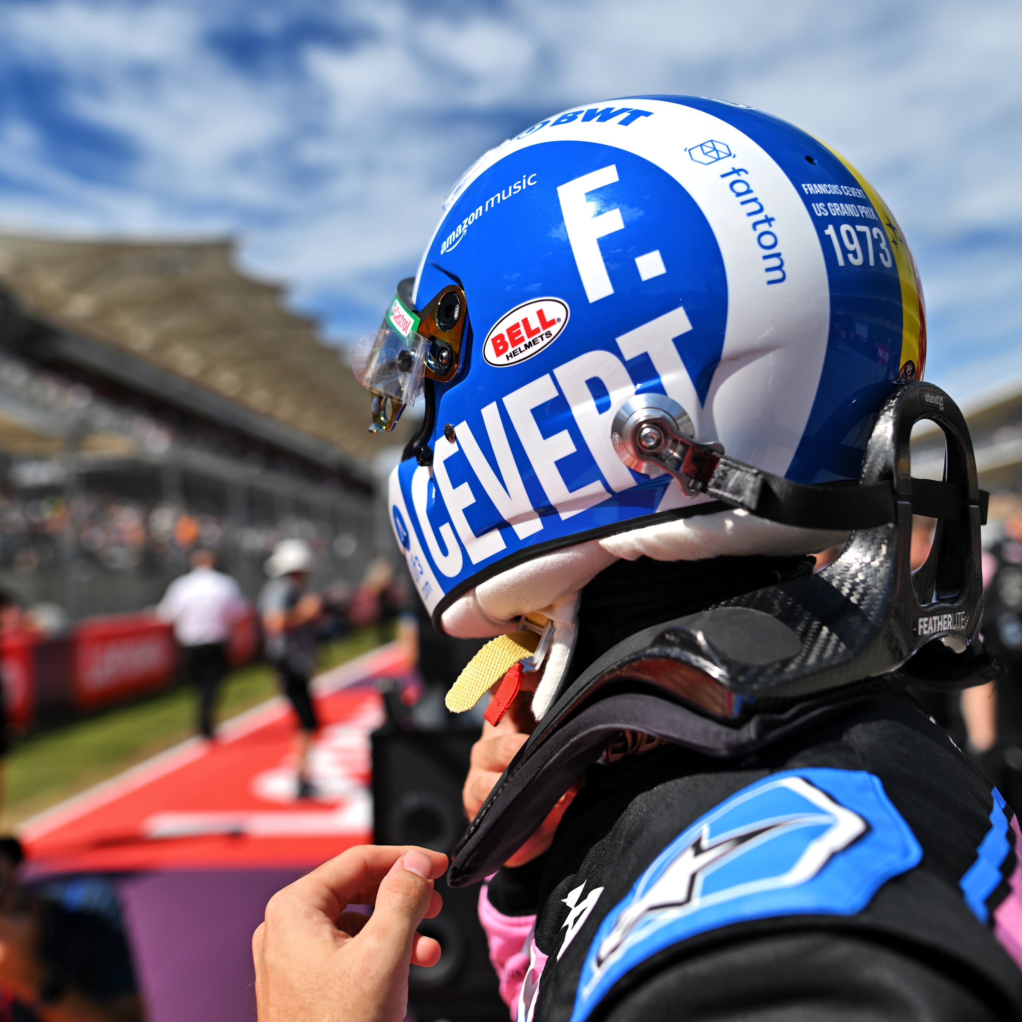 Pierre Gasly 2023 Signed 1:2 Scale Helmet – United States GP