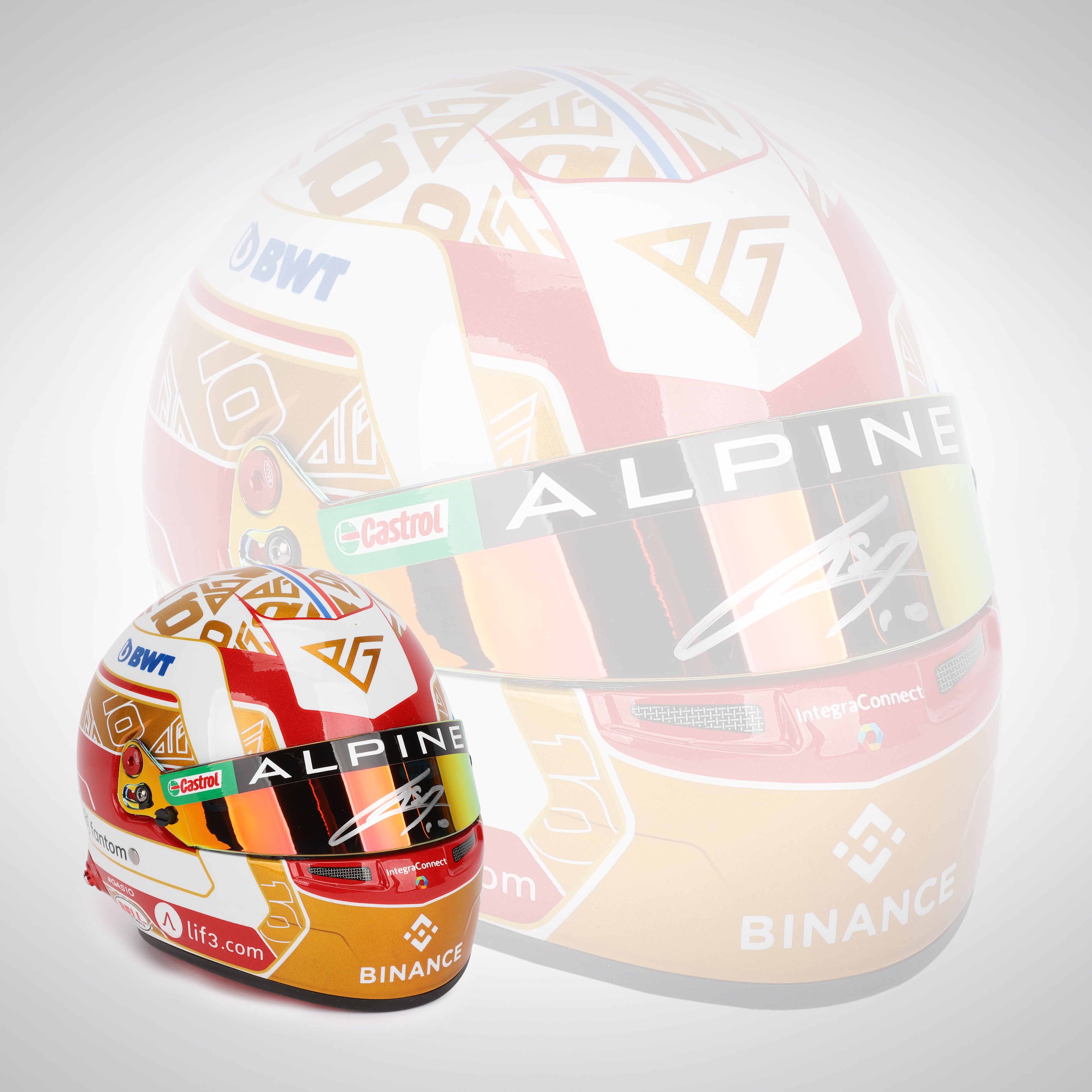 Pierre Gasly 2023 Signed 1:2 Scale Helmet