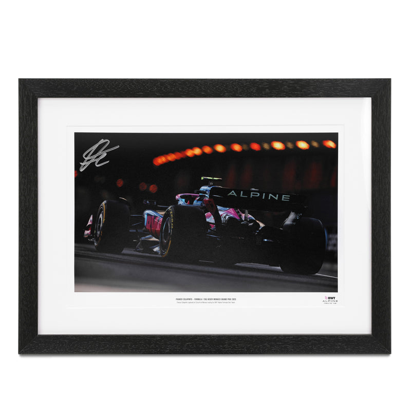 Franco Colapinto 2025 Signed Photo - Monaco GP