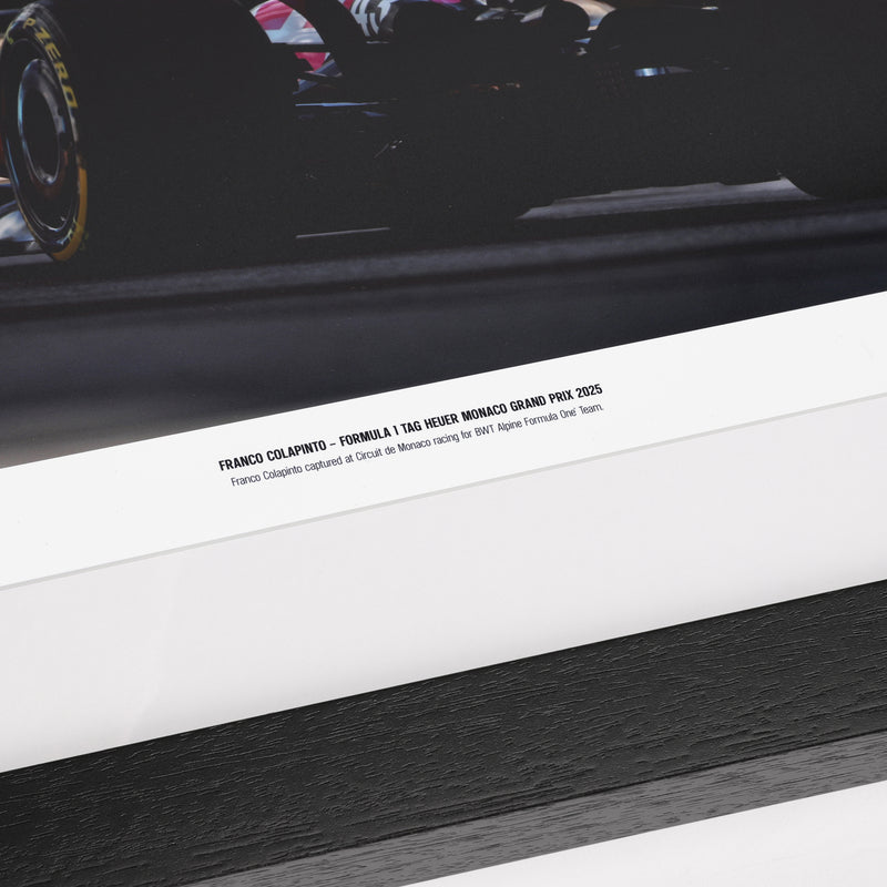 Franco Colapinto 2025 Signed Photo - Monaco GP