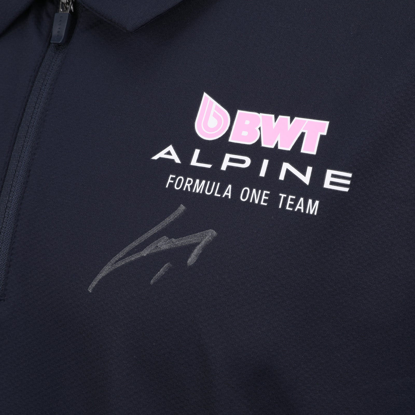 Pierre Gasly 2025 Signed BWT Alpine Formula One® Team Polo Shirt