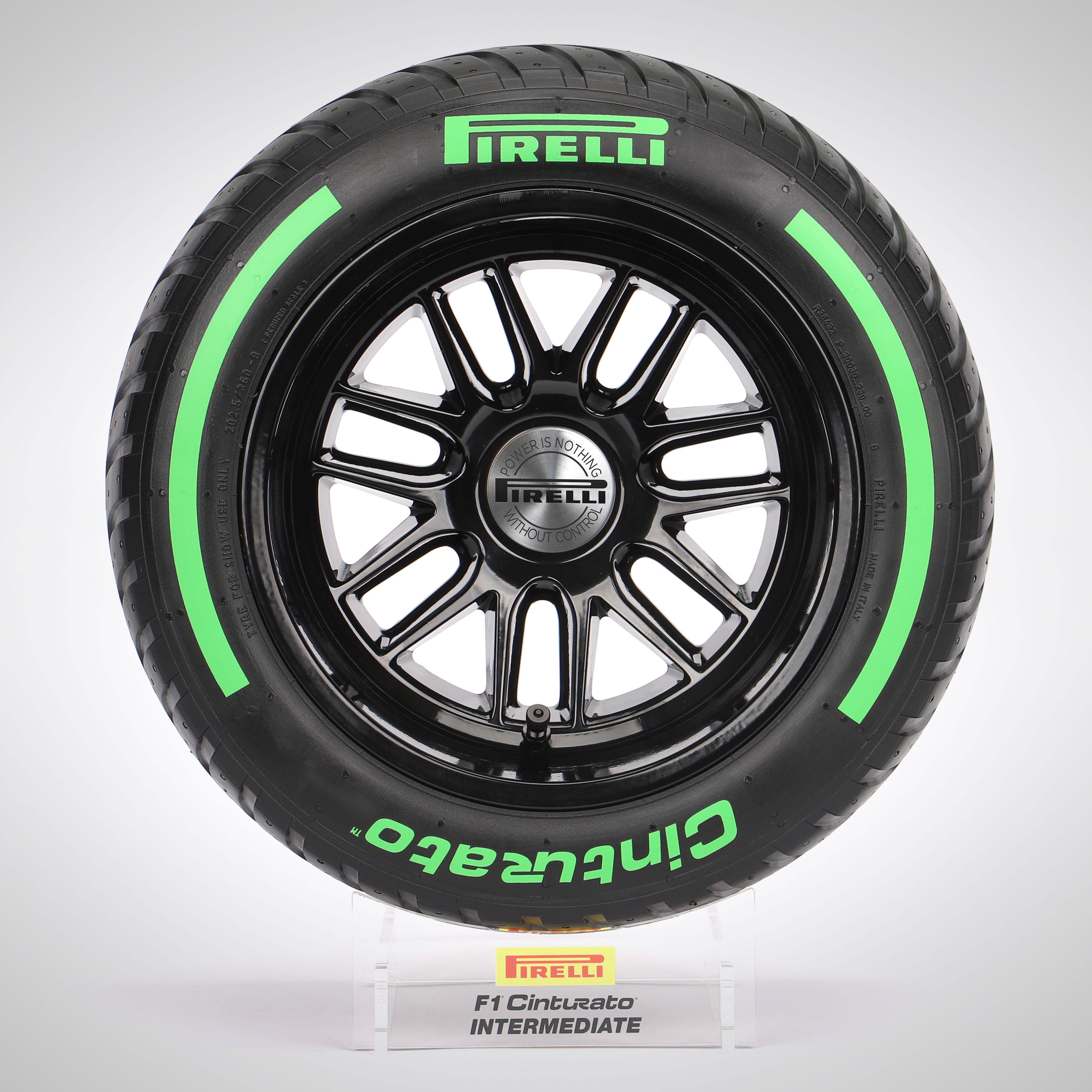 Pirelli Wind Tunnel Tyre 2023 - Green Intermediate Compound