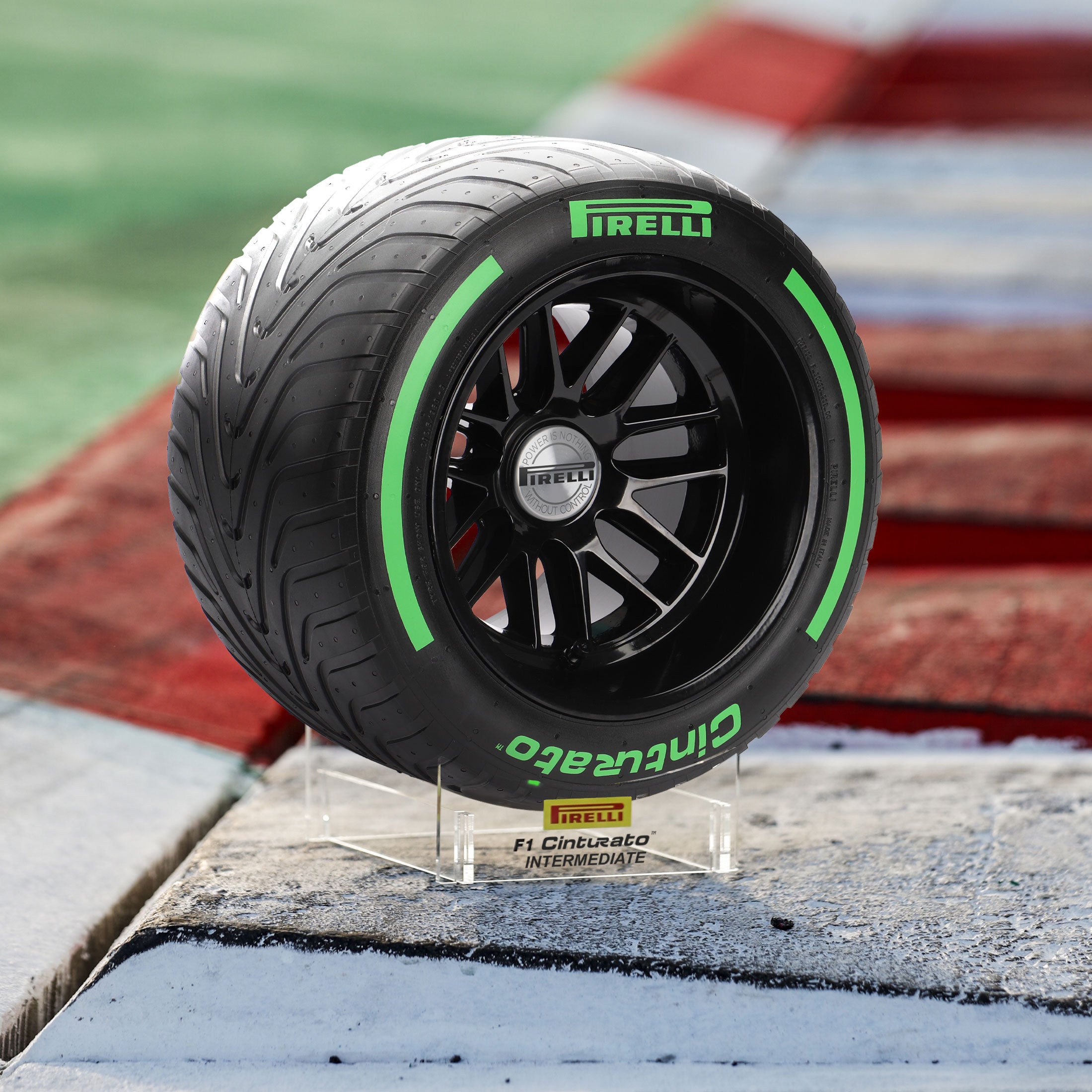 Pirelli Wind Tunnel Tyre 2023 - Green Intermediate Compound