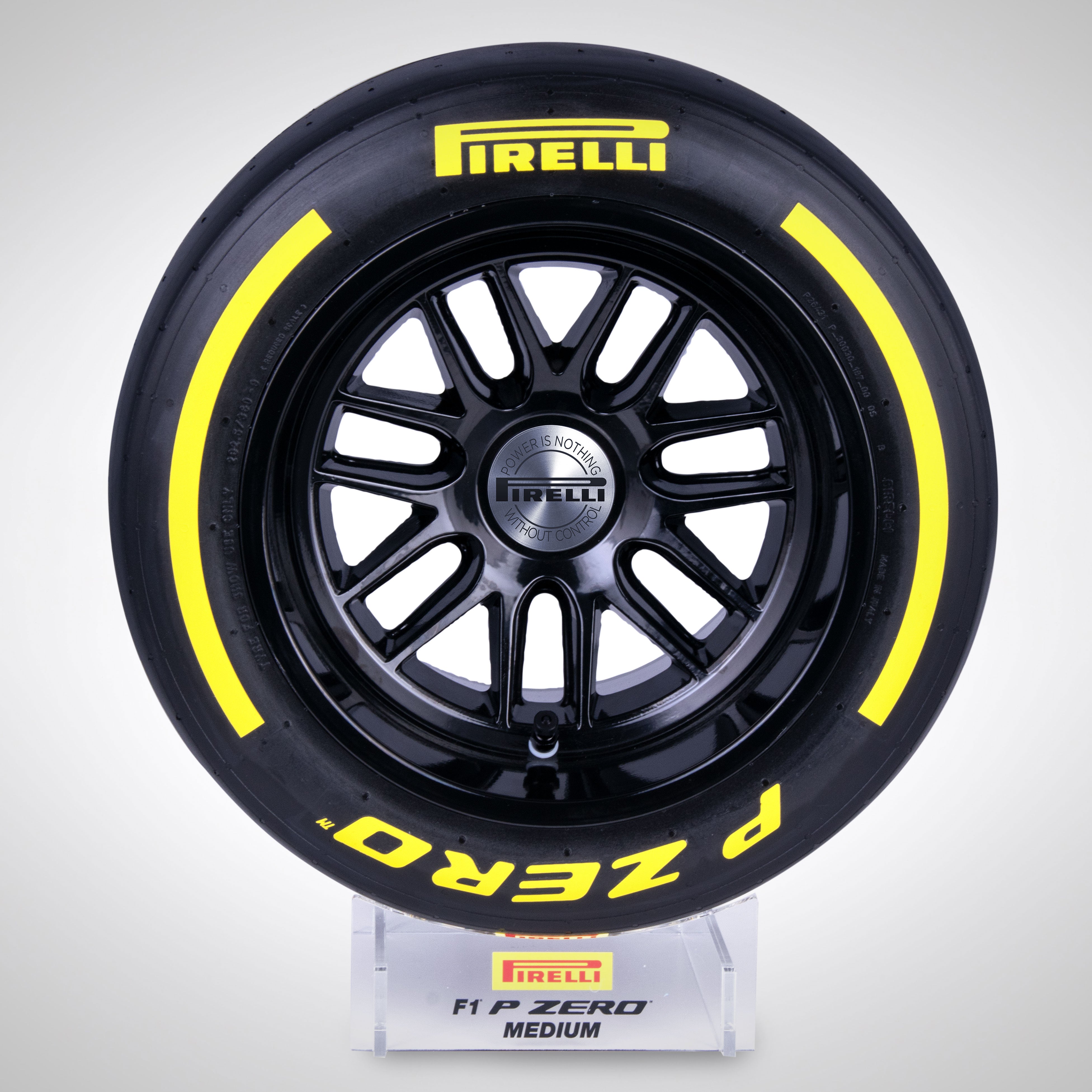 Pirelli Wind Tunnel Tyre 2023 - Yellow Medium Compound