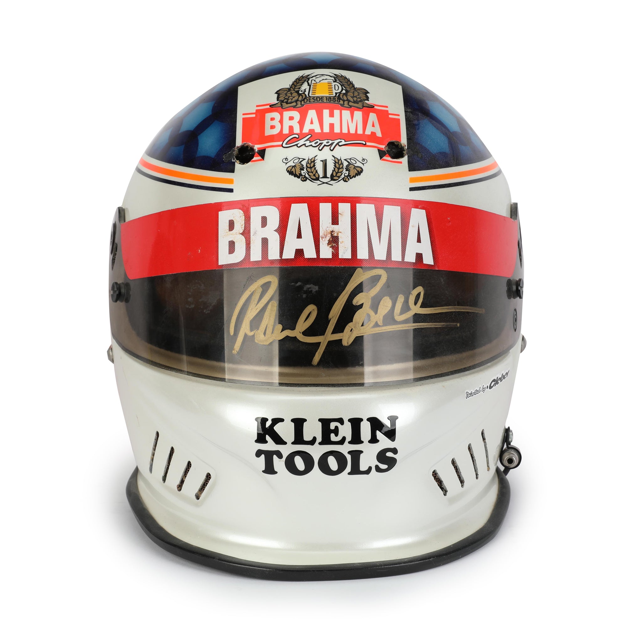 Raul Boesel Original Signed Indy Helmet