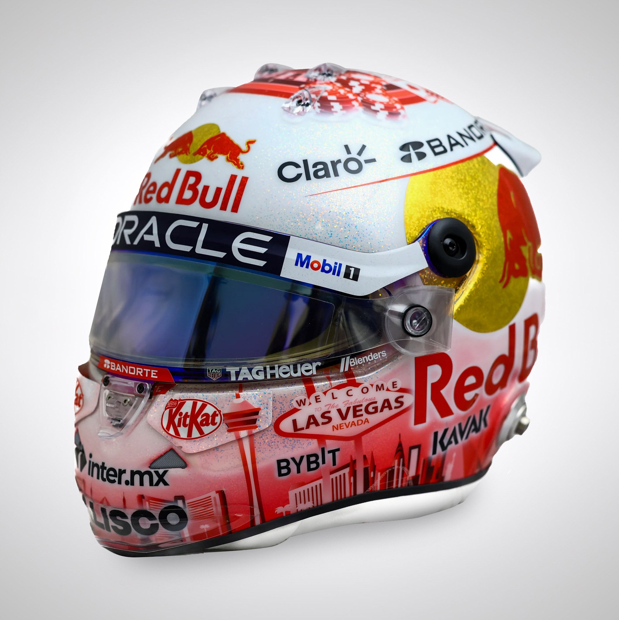 Sergio Pérez 2023 1:2 Scale Helmet - Las Vegas GP