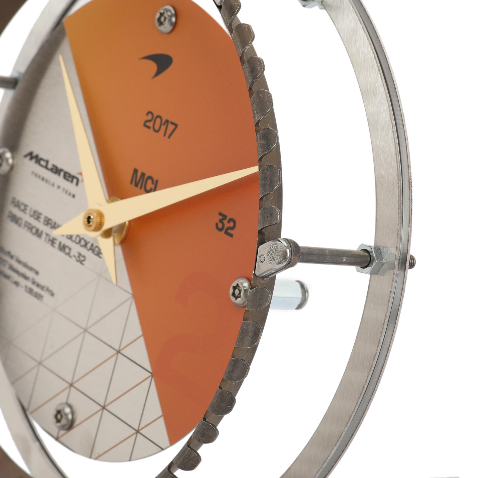 Stoffel Vandoorne 2017 Brake Blockage Ring Clock - Malaysian GP