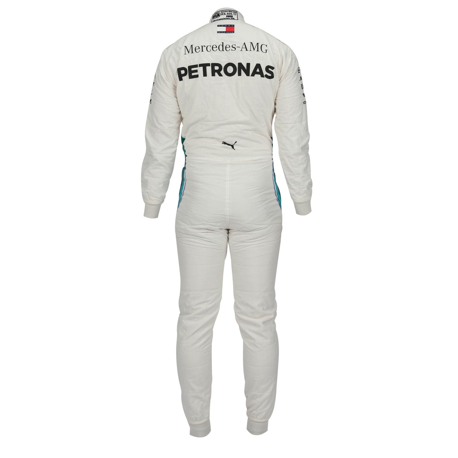 Valtteri Bottas 2018 Race Weekend Used Mercedes-AMG Petronas F1 Team Race Suit - Abu Dhabi