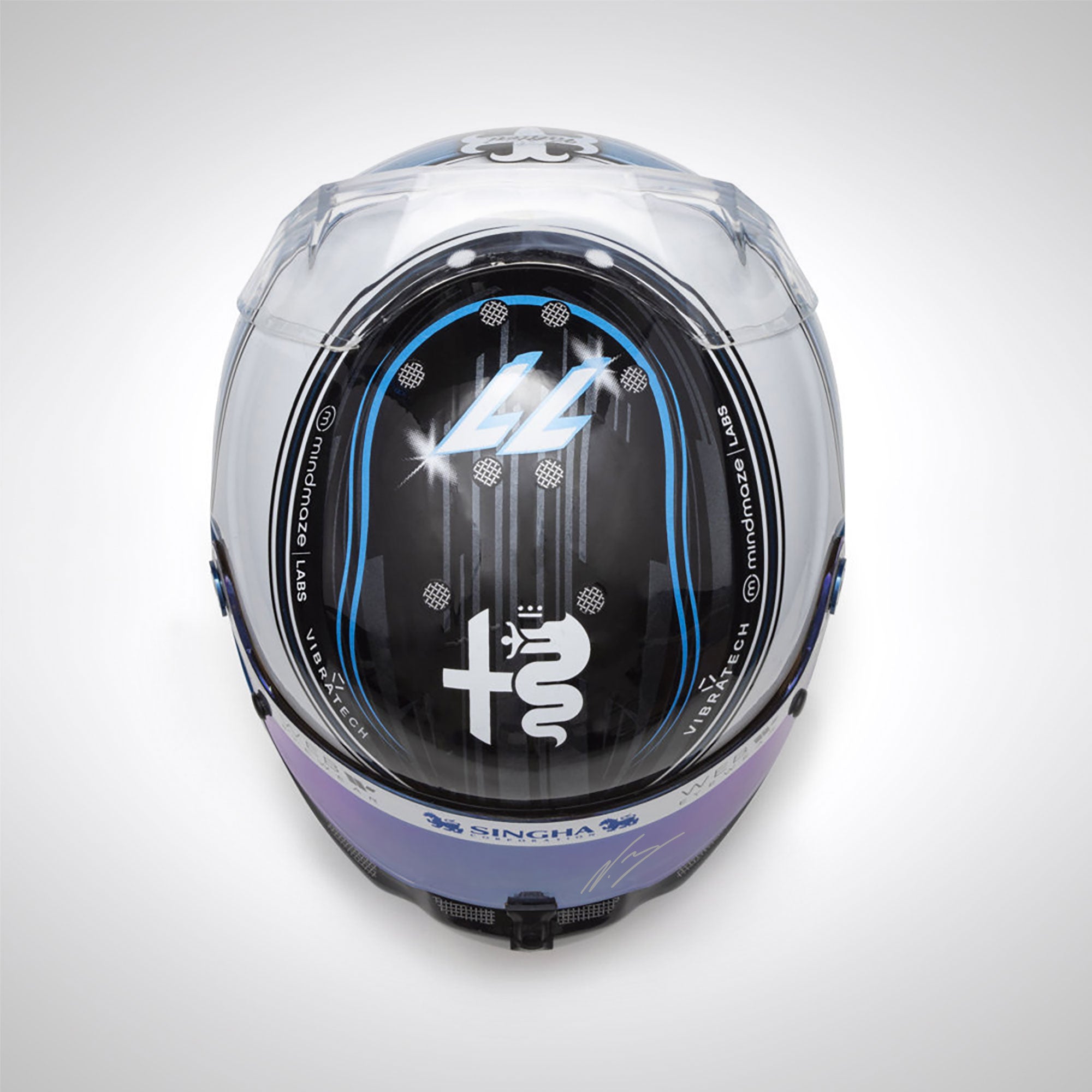 Valtteri Bottas 2023 Signed 1:2 Scale Helmet