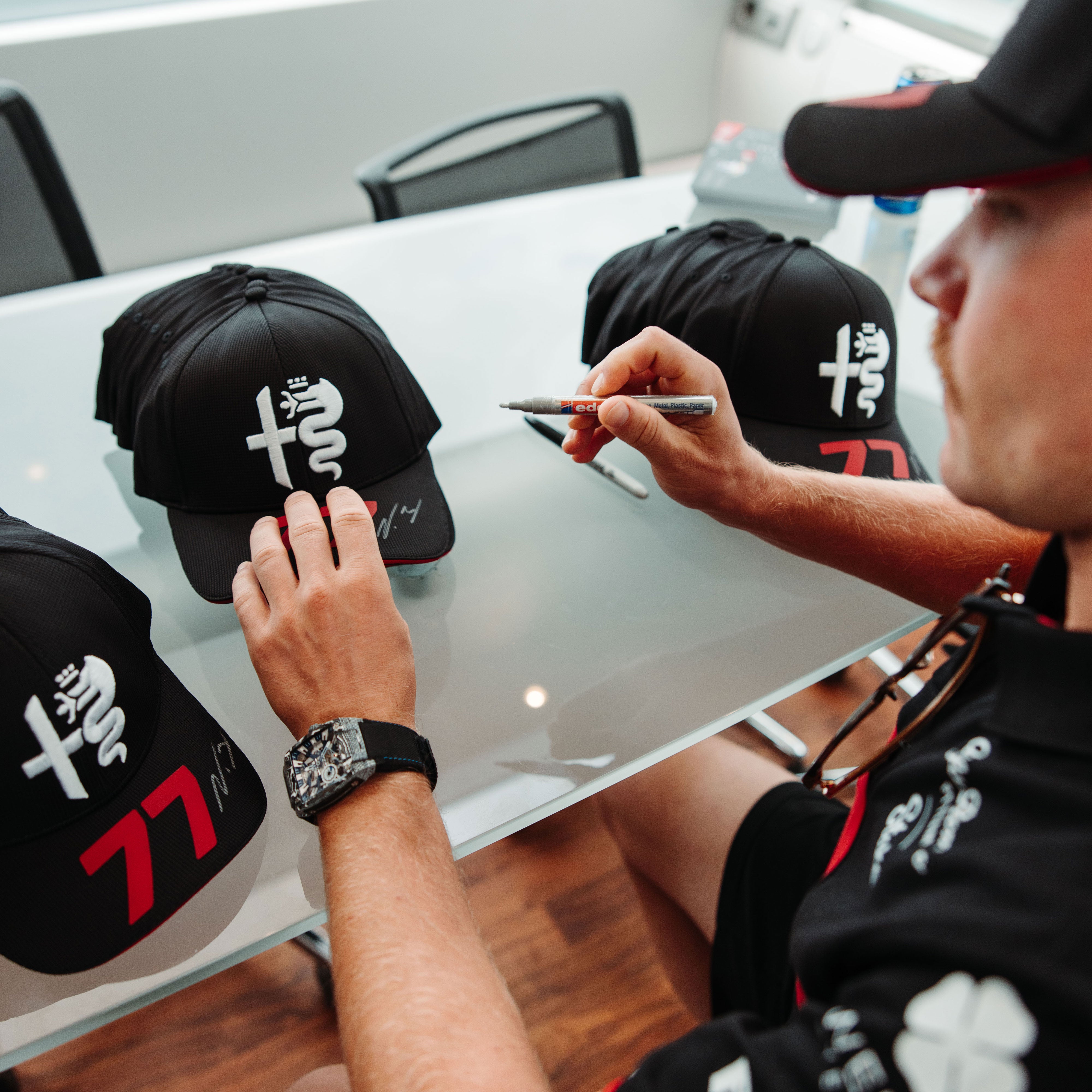 Valtteri Bottas 2023 Signed Alfa Romeo F1 Team Stake Cap