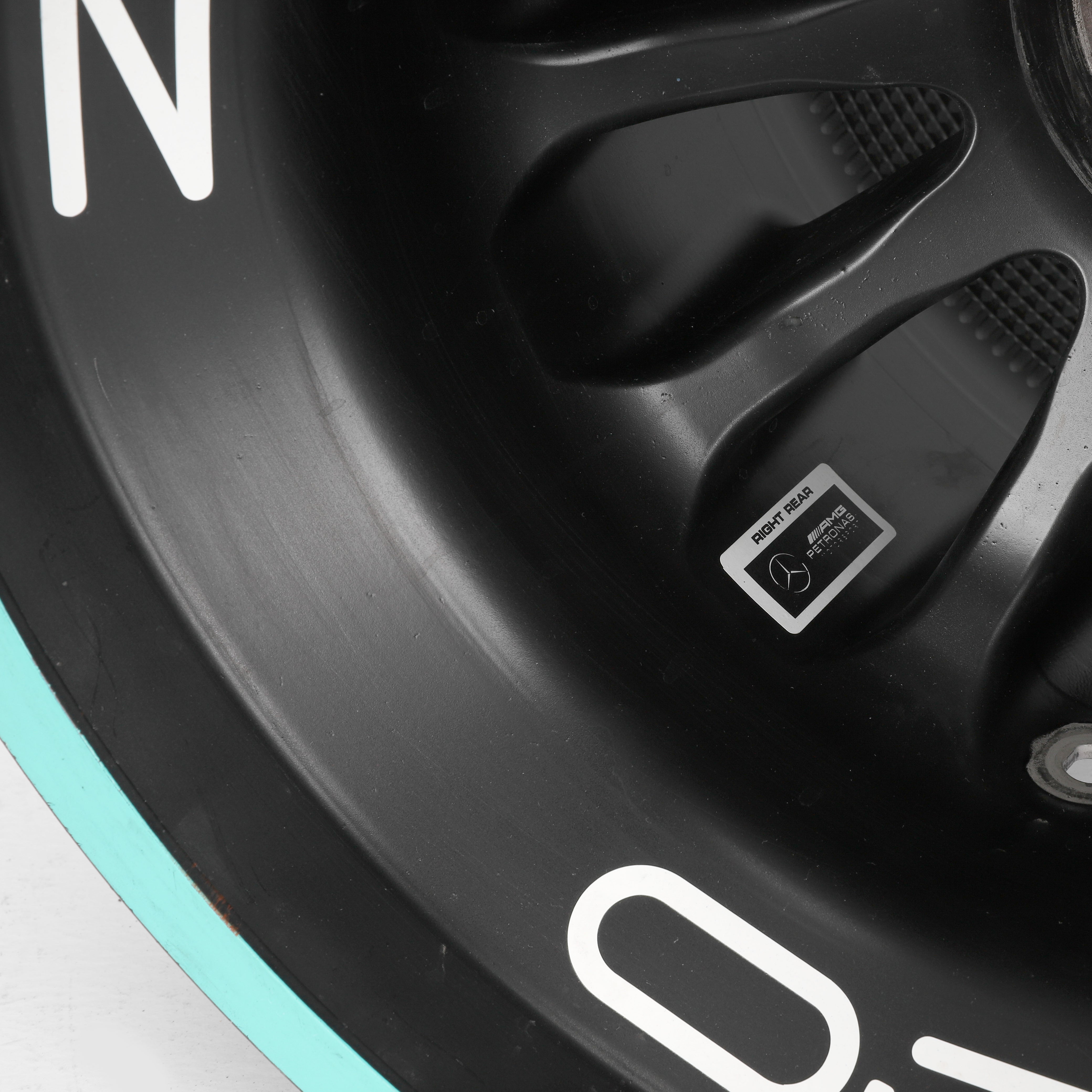Valtteri Bottas 2019 Mercedes-AMG Petronas F1 Team Rear Wheel Rim Table
