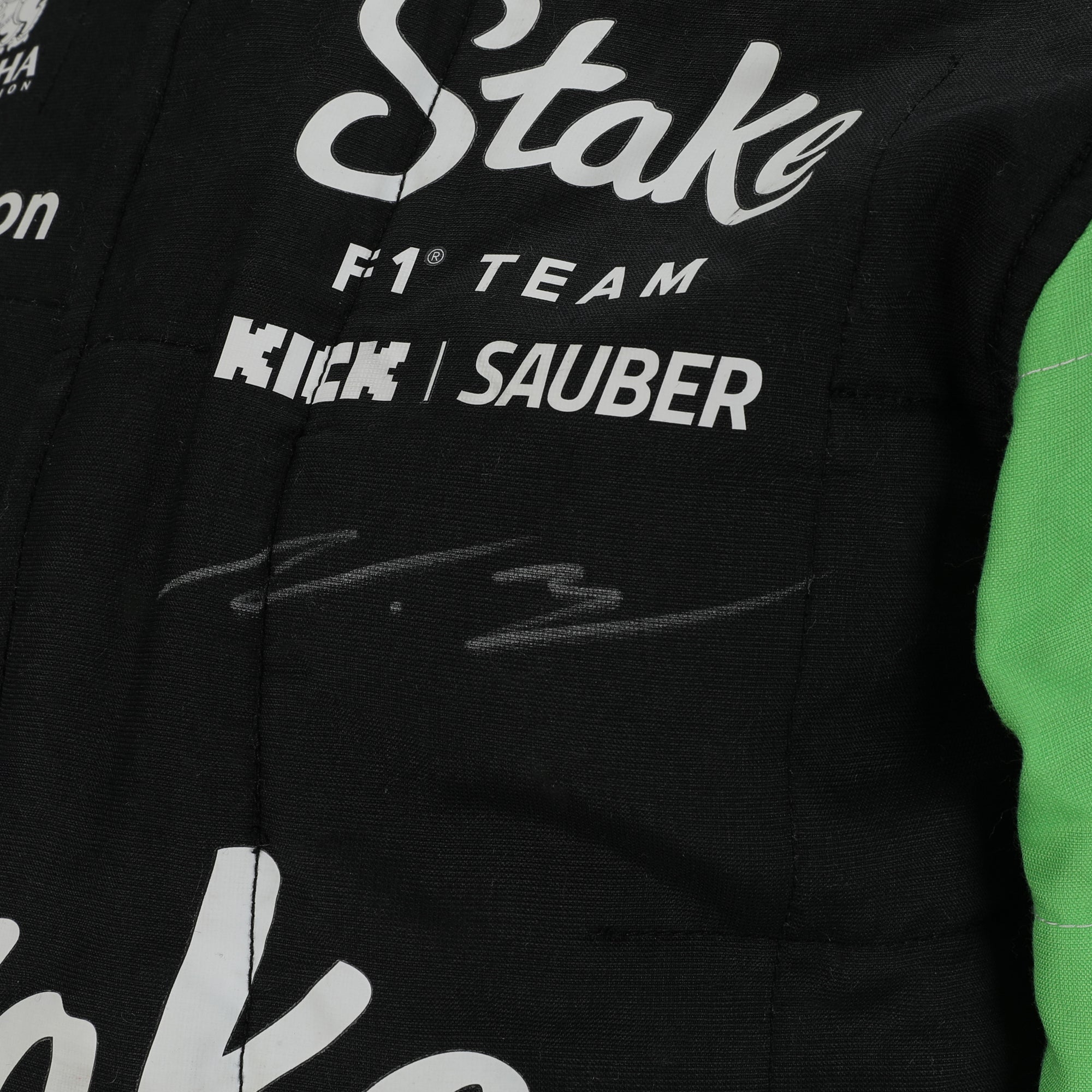 Valtteri Bottas Signed 2024 Stake F1 Team Kick Sauber Grand Prix Used Race Suit - Chinese GP