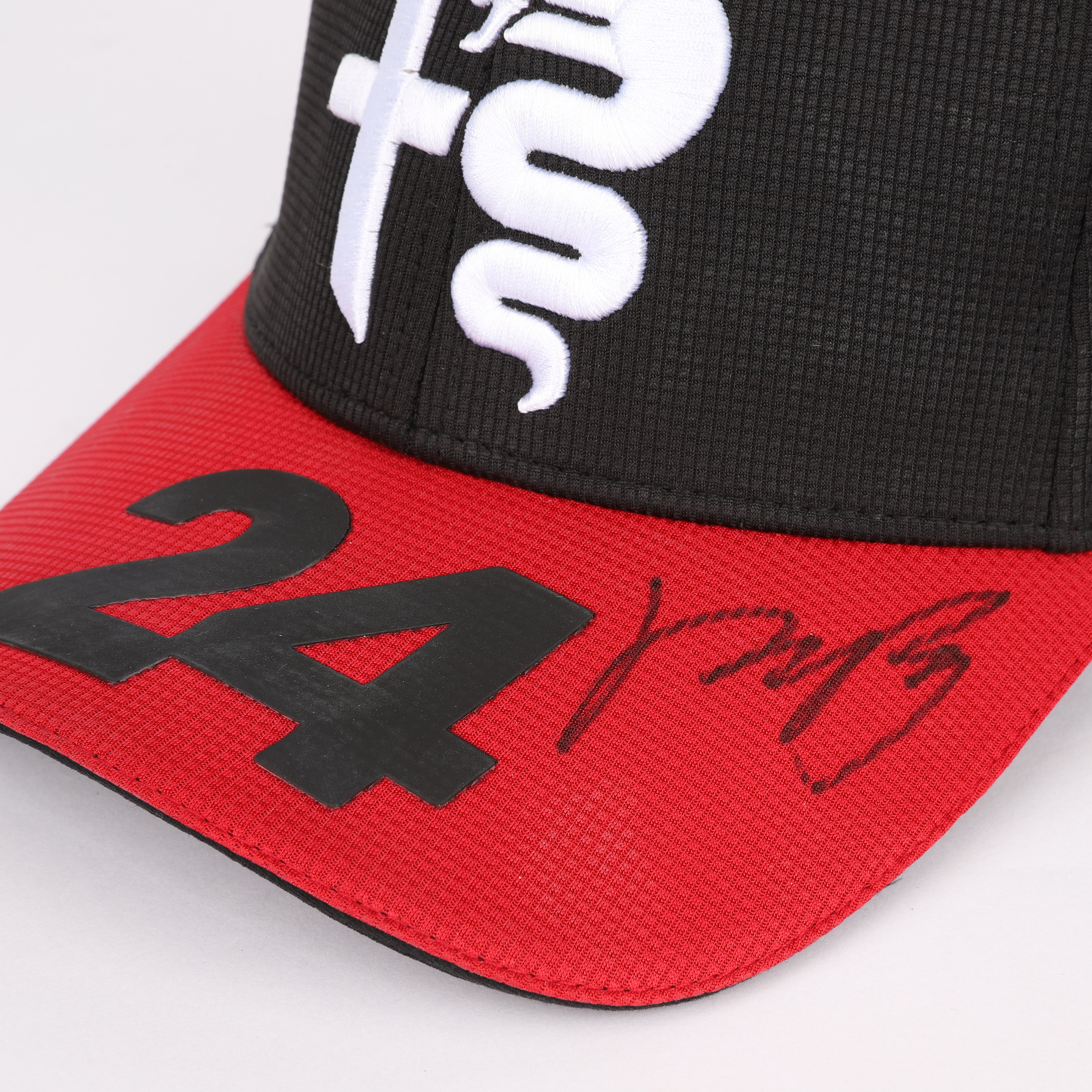 Zhou Guanyu 2023 Signed Alfa Romeo F1 Team Stake Cap