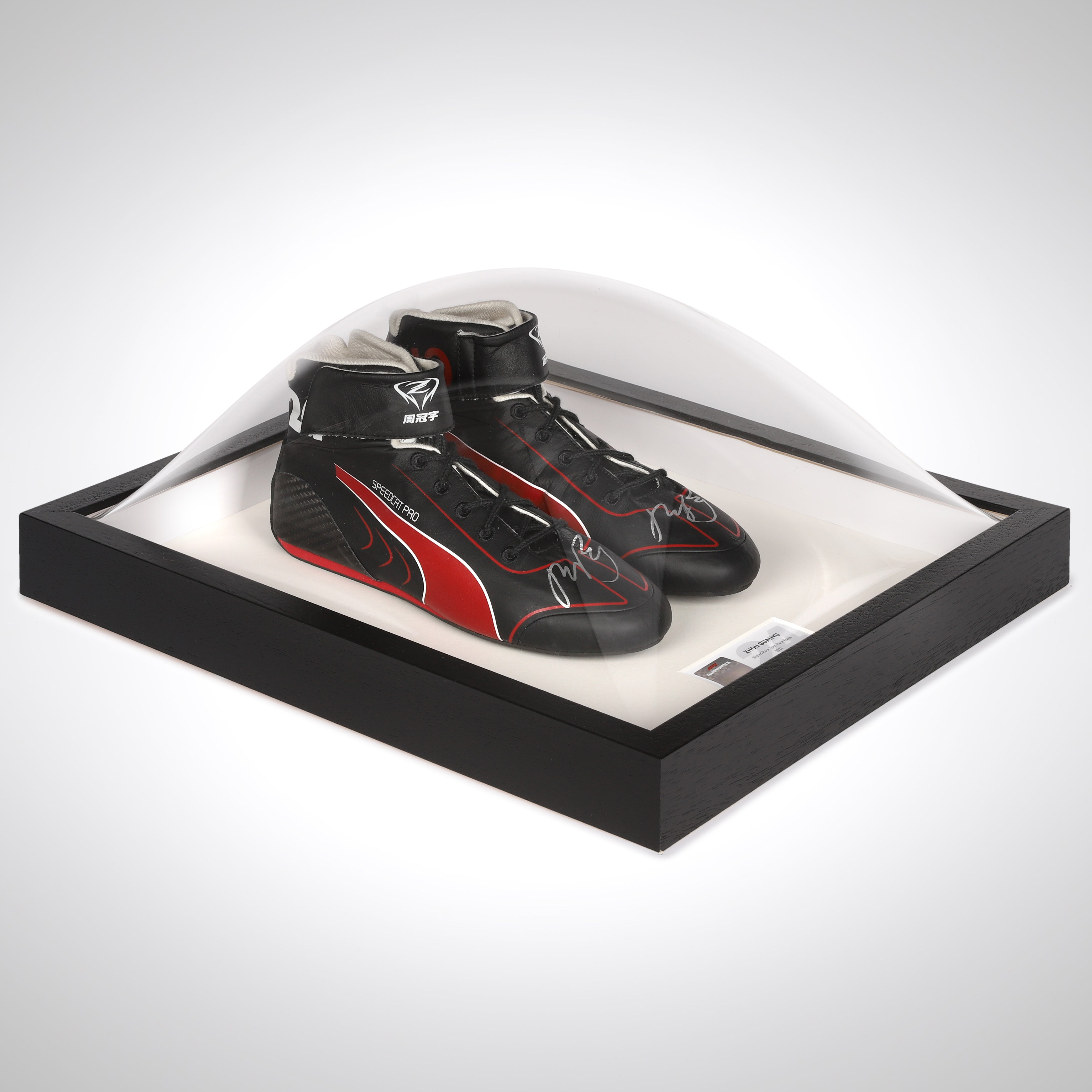 Zhou Guanyu 2023 Signed Race Spec Alfa Romeo F1 Team Stake Race Boots
