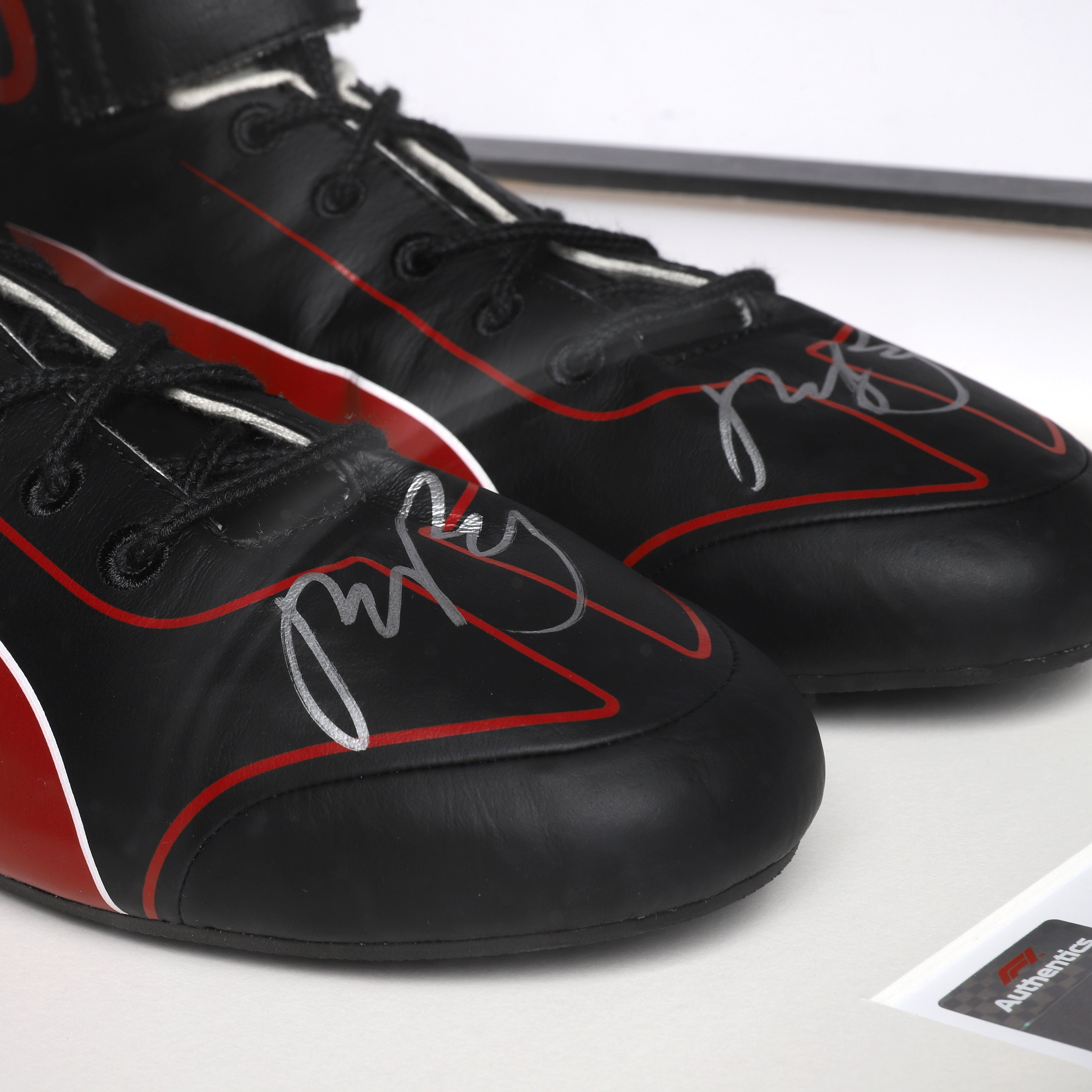 Zhou Guanyu 2023 Signed Race Spec Alfa Romeo F1 Team Stake Race Boots