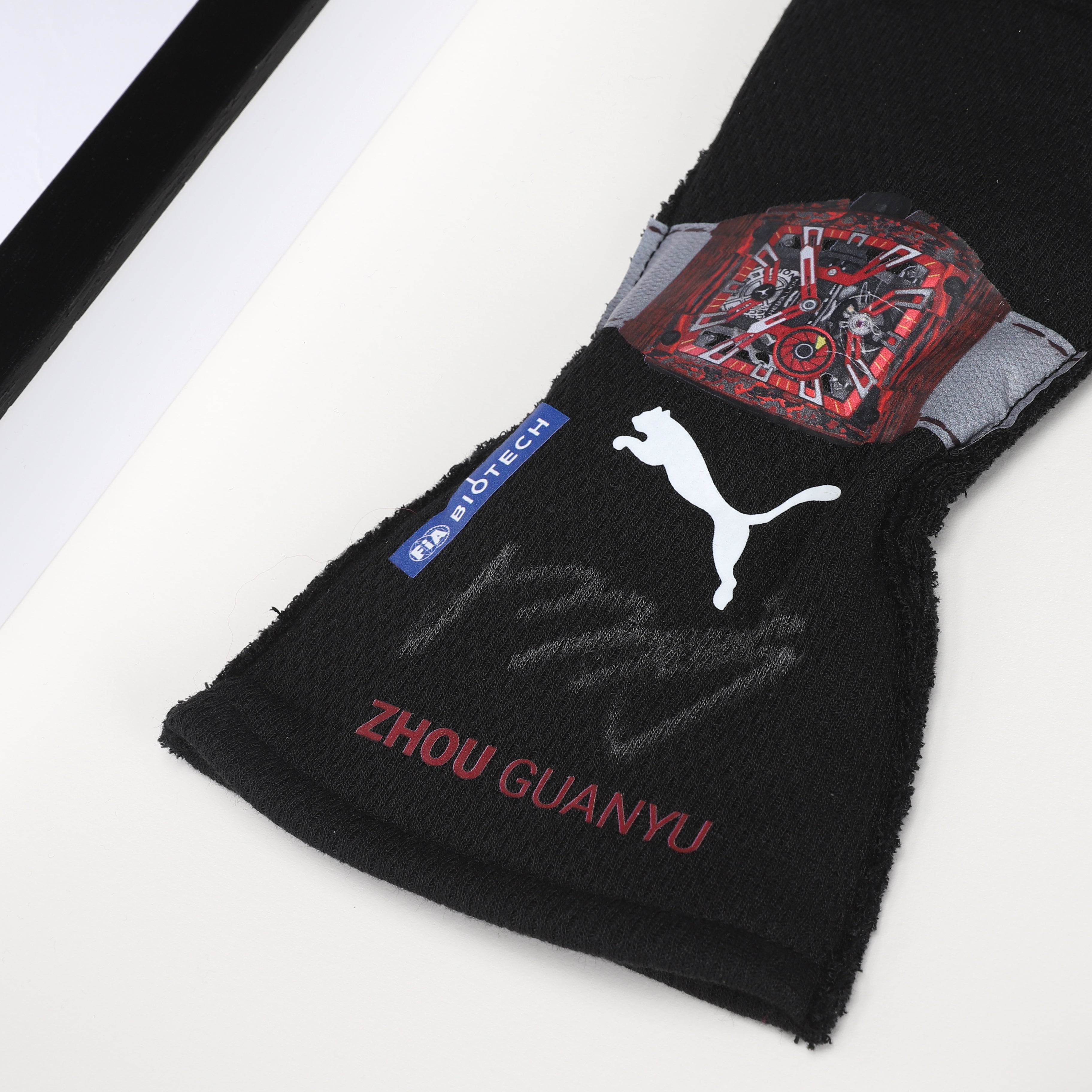 Zhou Guanyu 2023 Signed Replica Alfa Romeo F1 Team Stake Race Gloves