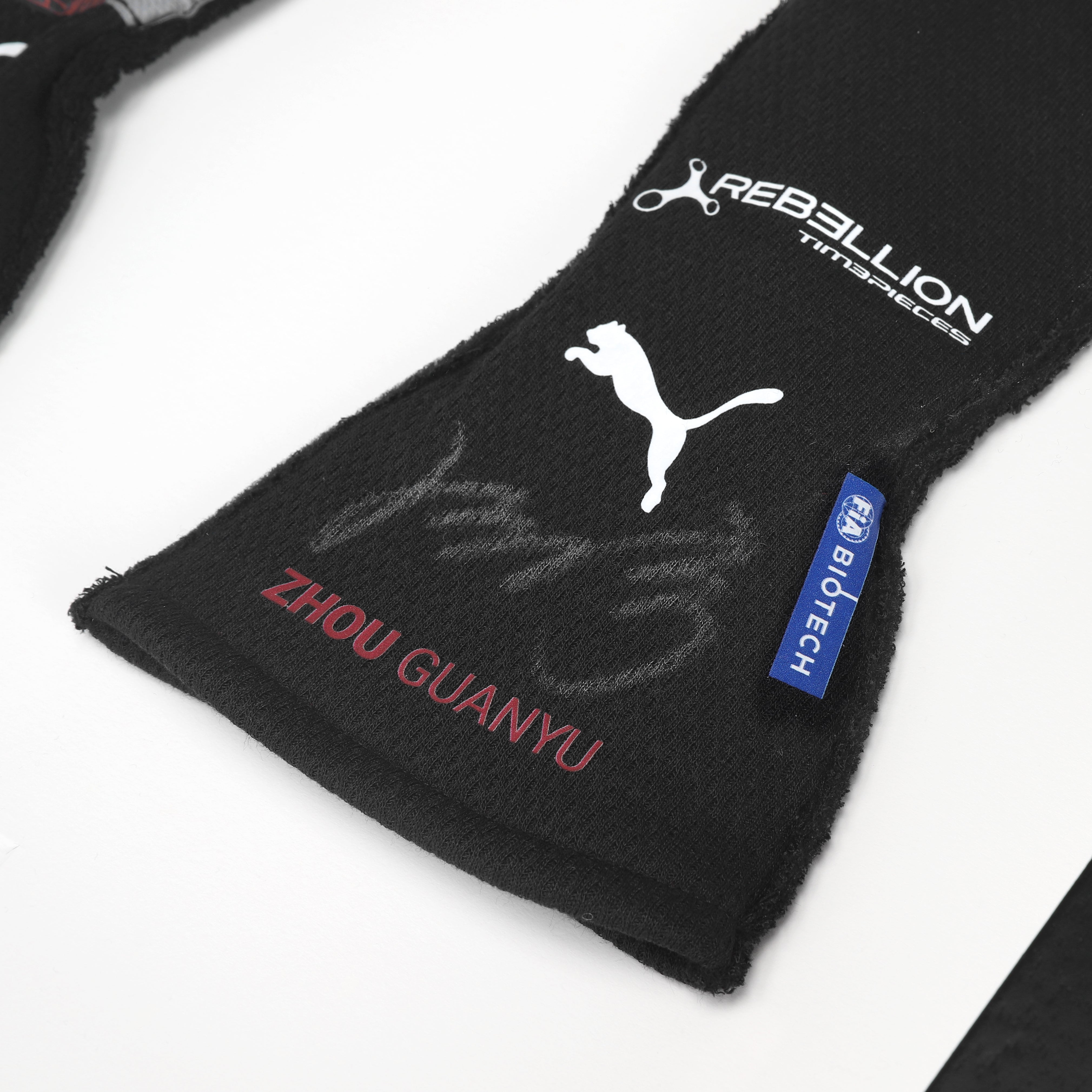 Zhou Guanyu 2023 Signed Replica Alfa Romeo F1 Team Stake Race Gloves