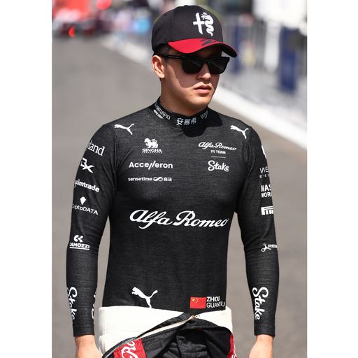 Zhou Guanyu 2023 Signed Race Spec Nomex - Stake Branding