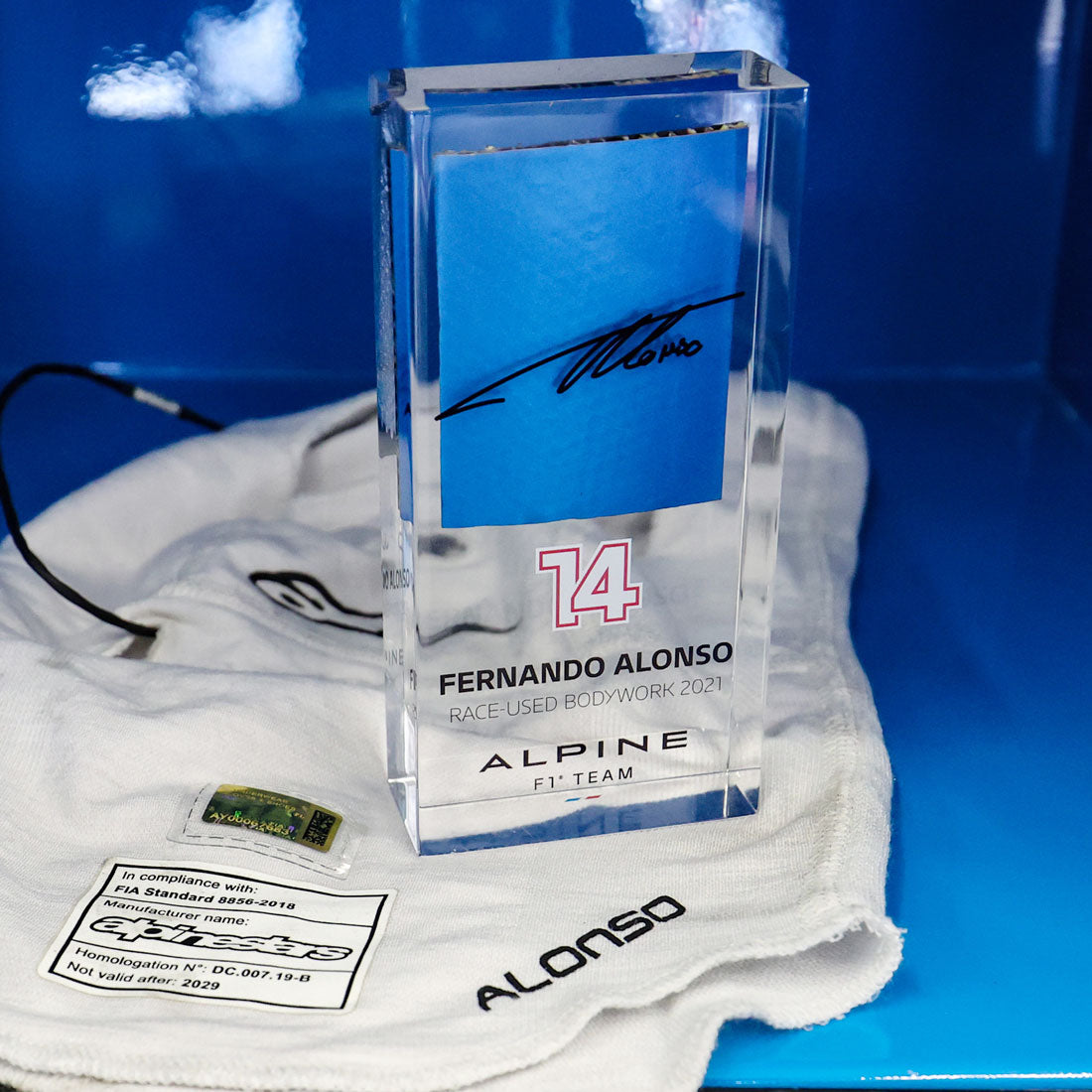 Fernando Alonso 2021 Bodywork In Acrylic