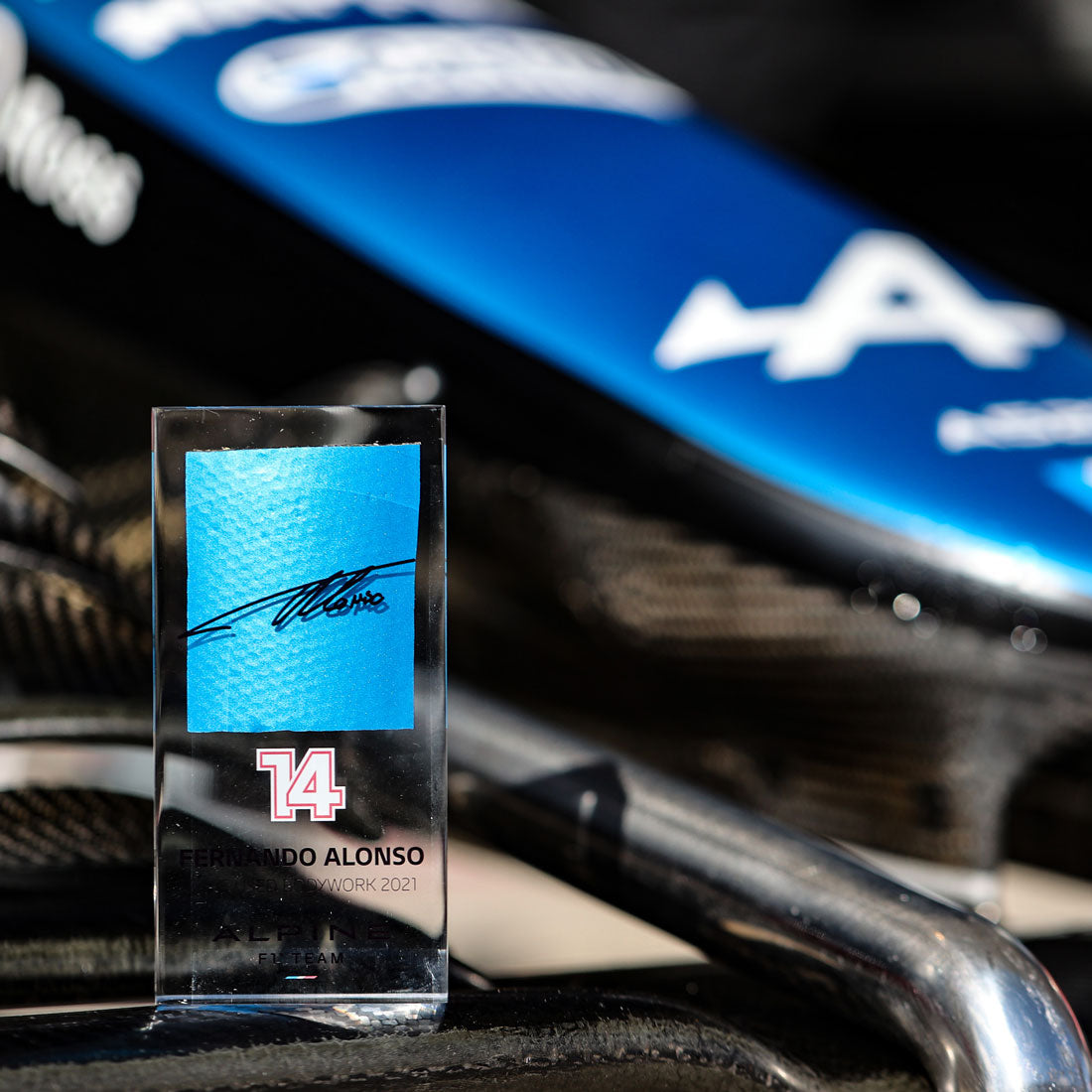 Fernando Alonso 2021 Bodywork In Acrylic