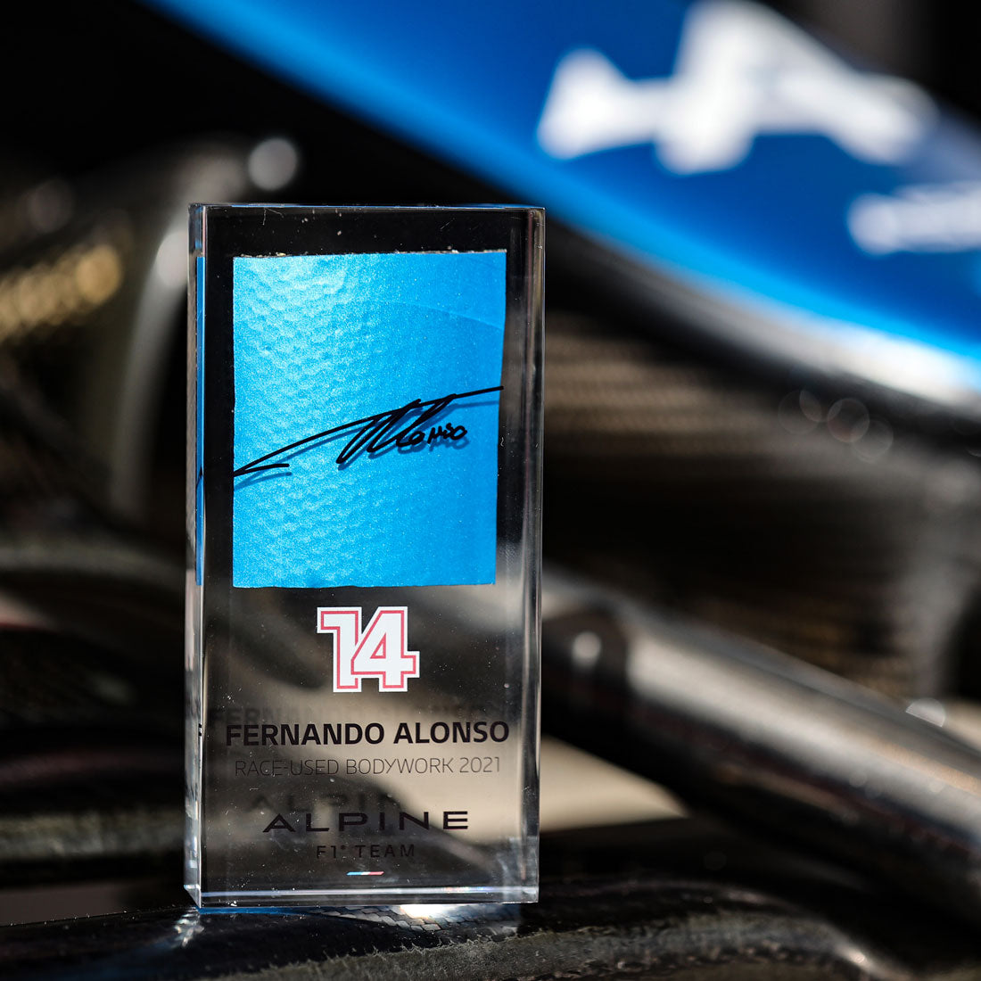 Fernando Alonso 2021 Bodywork In Acrylic