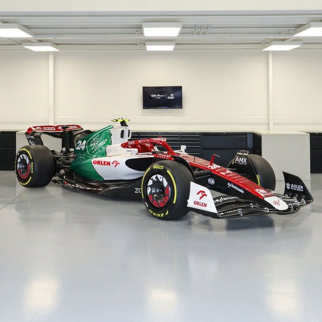 2022 Alfa Romeo F1 Team ORLEN Official Show Car - Azerbaijan GP Livery