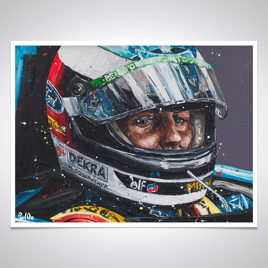 Michael Schumacher 1994 Australian Grand Prix Print - Paul Oz