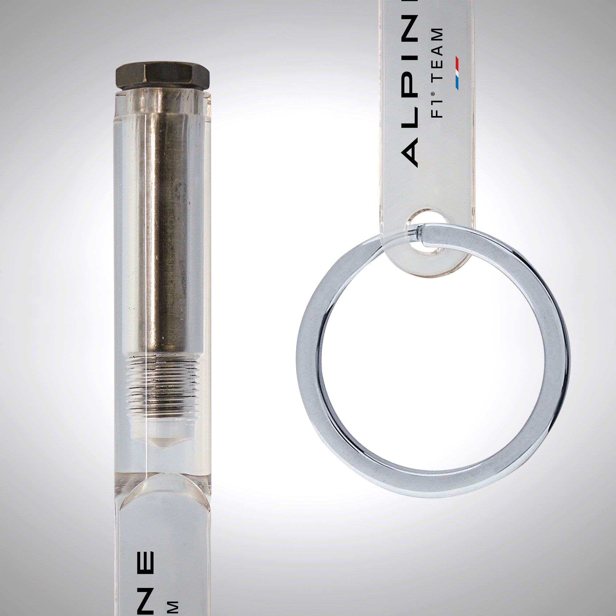 BWT Alpine F1 Team Titanium Brake Disc Bolt Keyring