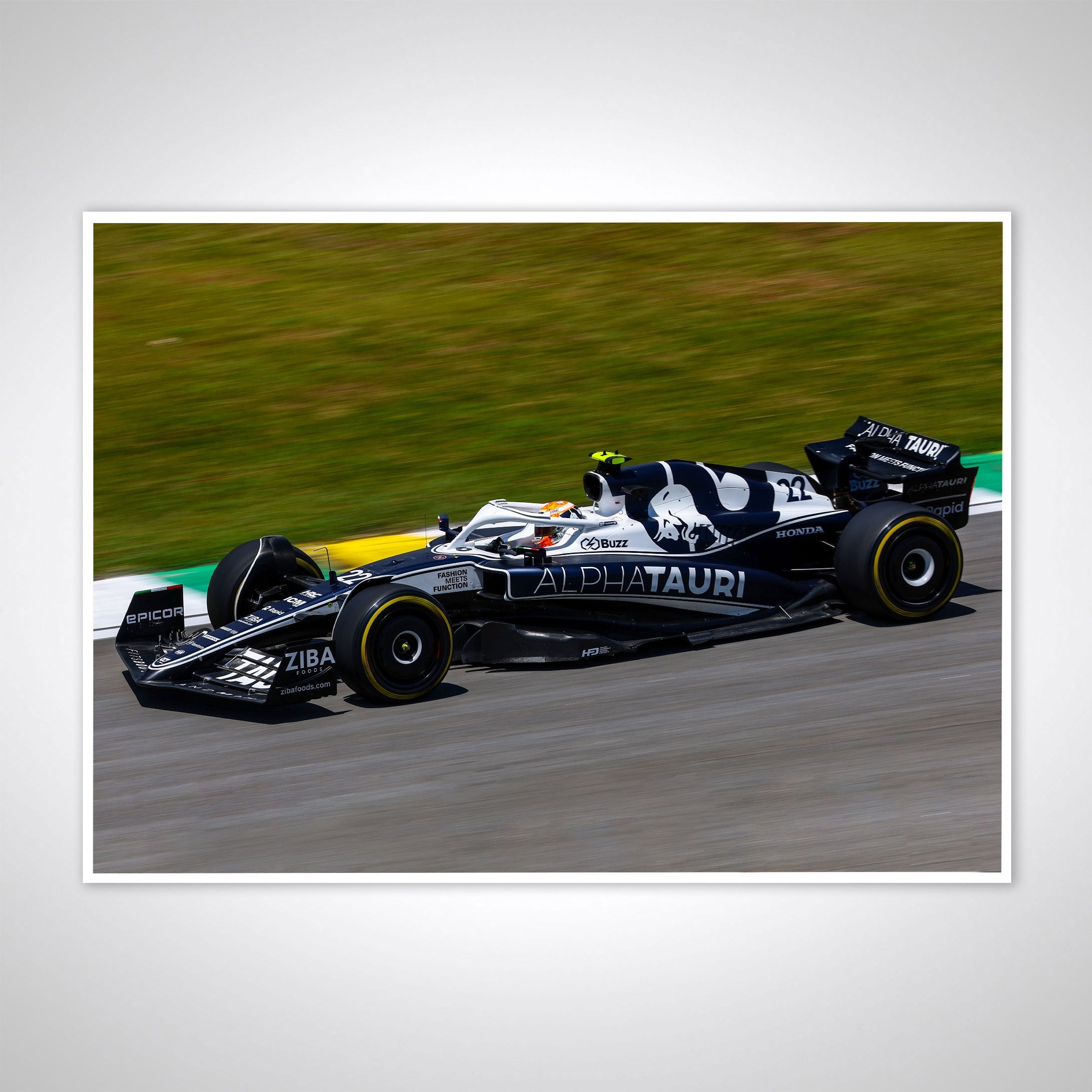 Yuki Tsunoda 2022 Print - Brazilian GP
