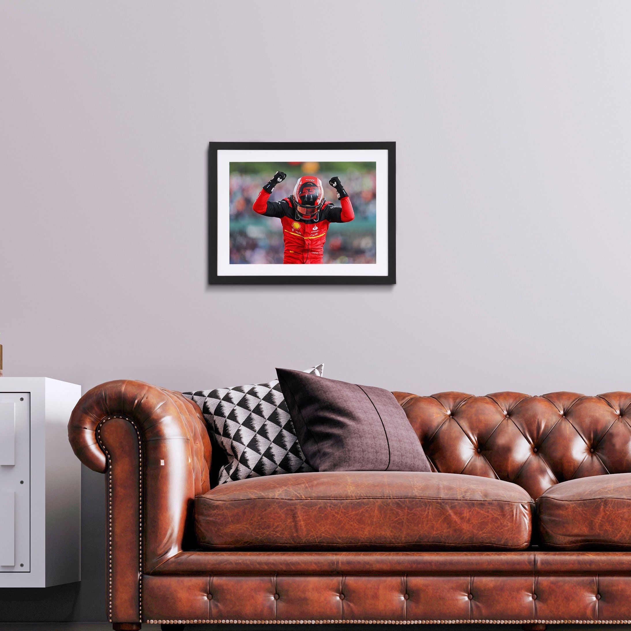 Carlos Sainz 2022 Celebrations Print – British GP