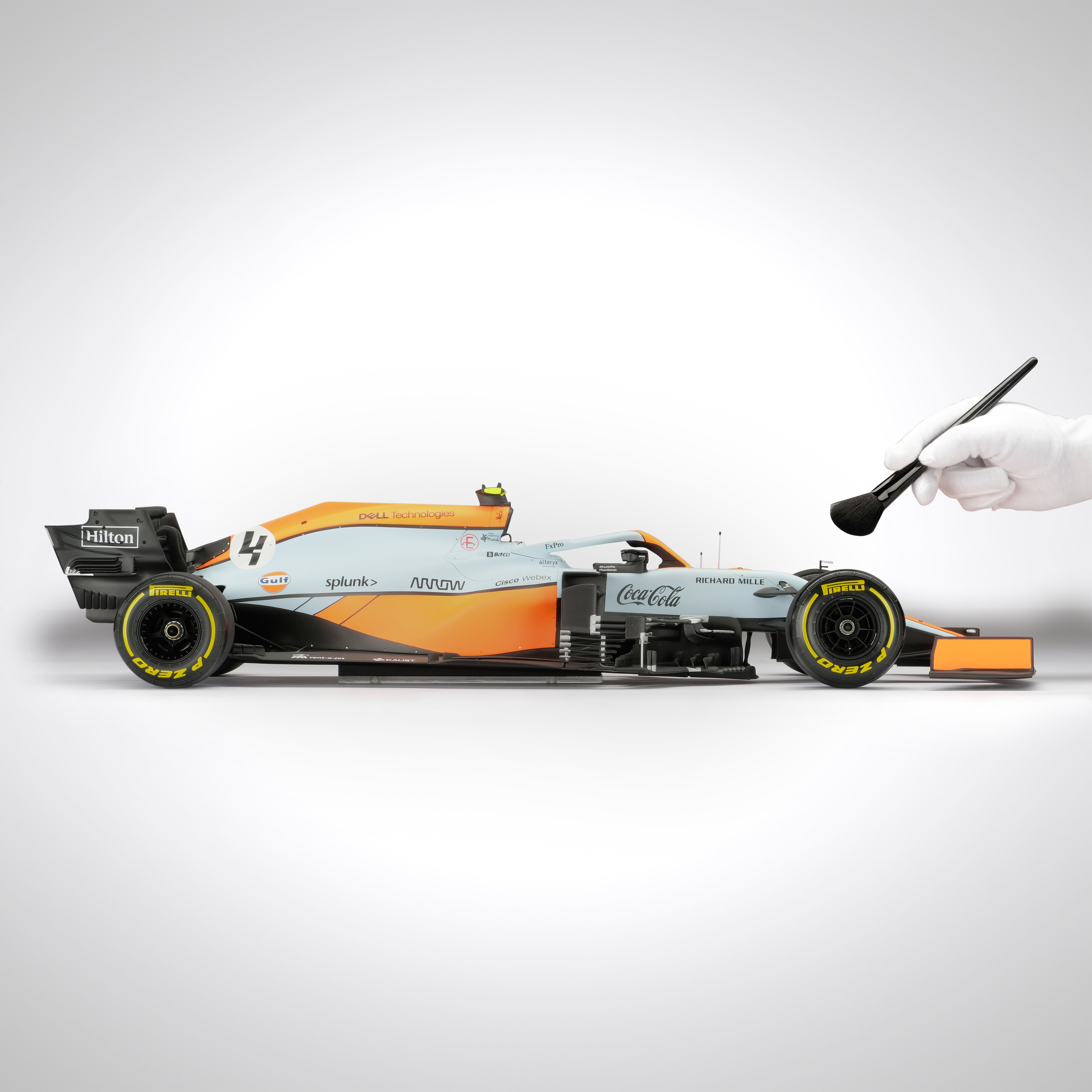 Lando Norris 2021 McLaren F1 Team MCL35M ‘Gulf’ 1:8 Scale Model – Monaco GP