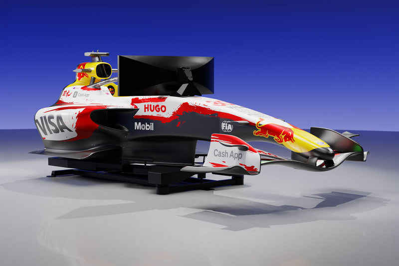 2026 Visa Cash App Racing Bulls F1® Team Japanese Grand Prix Edition Formula 1-inspired racing simulator, premium collector display