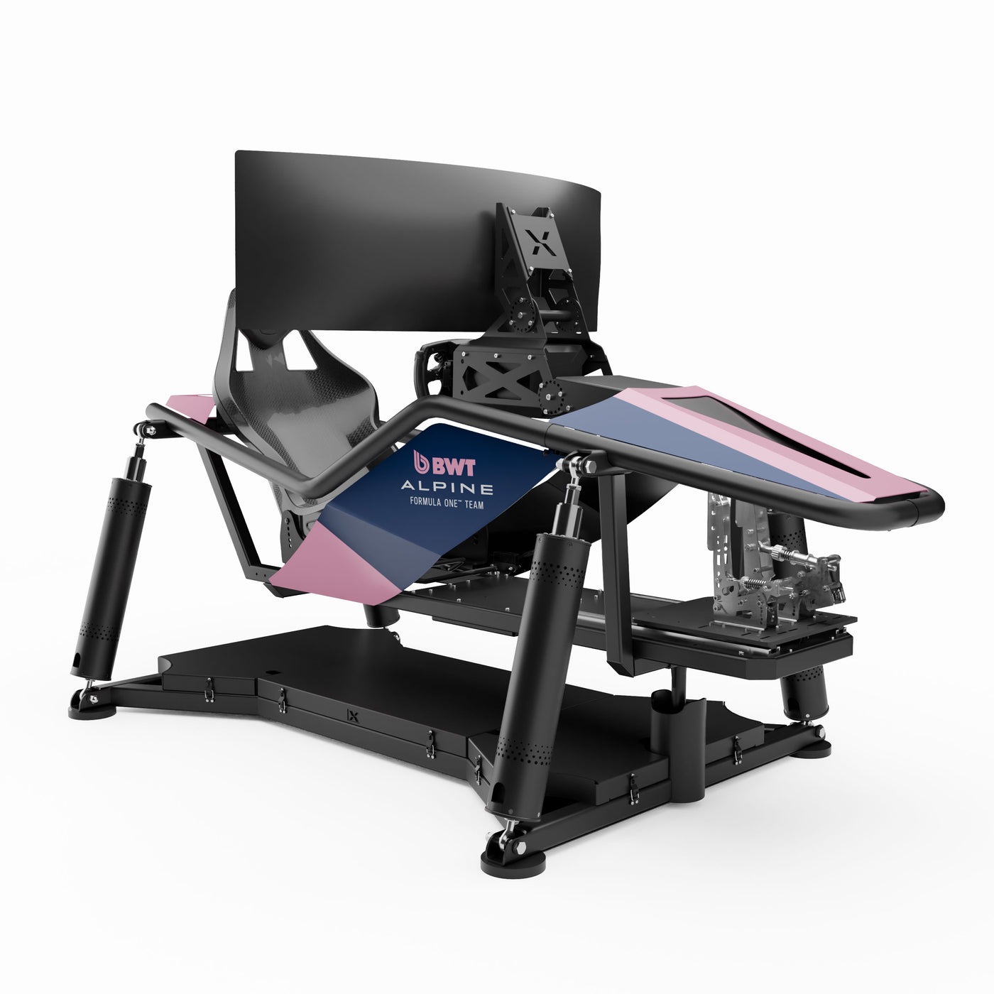 Alpine Formula 1 Team X6 motion simulator six-axis platform professional racing simulator setup