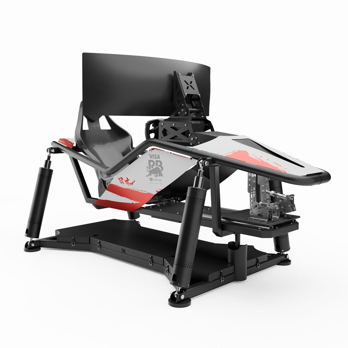 Visa Cash App Racing Bulls F1 Team X6 motion simulator Japan livery full motion racing cockpit immersive experience